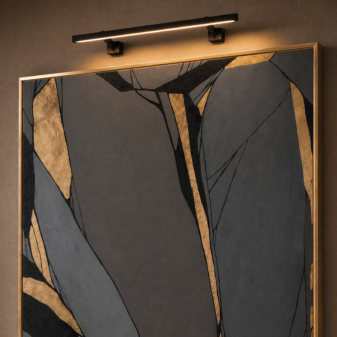 Grey Spectrum Painting by Tommy Franks