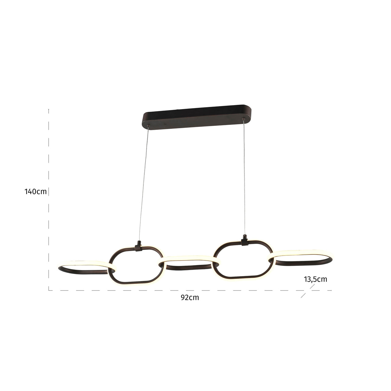 Chandelier Layn bronze by Richmond Interiors