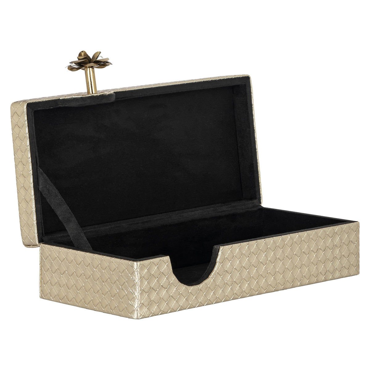 Storage box Trace gold small by Richmond Interiors
