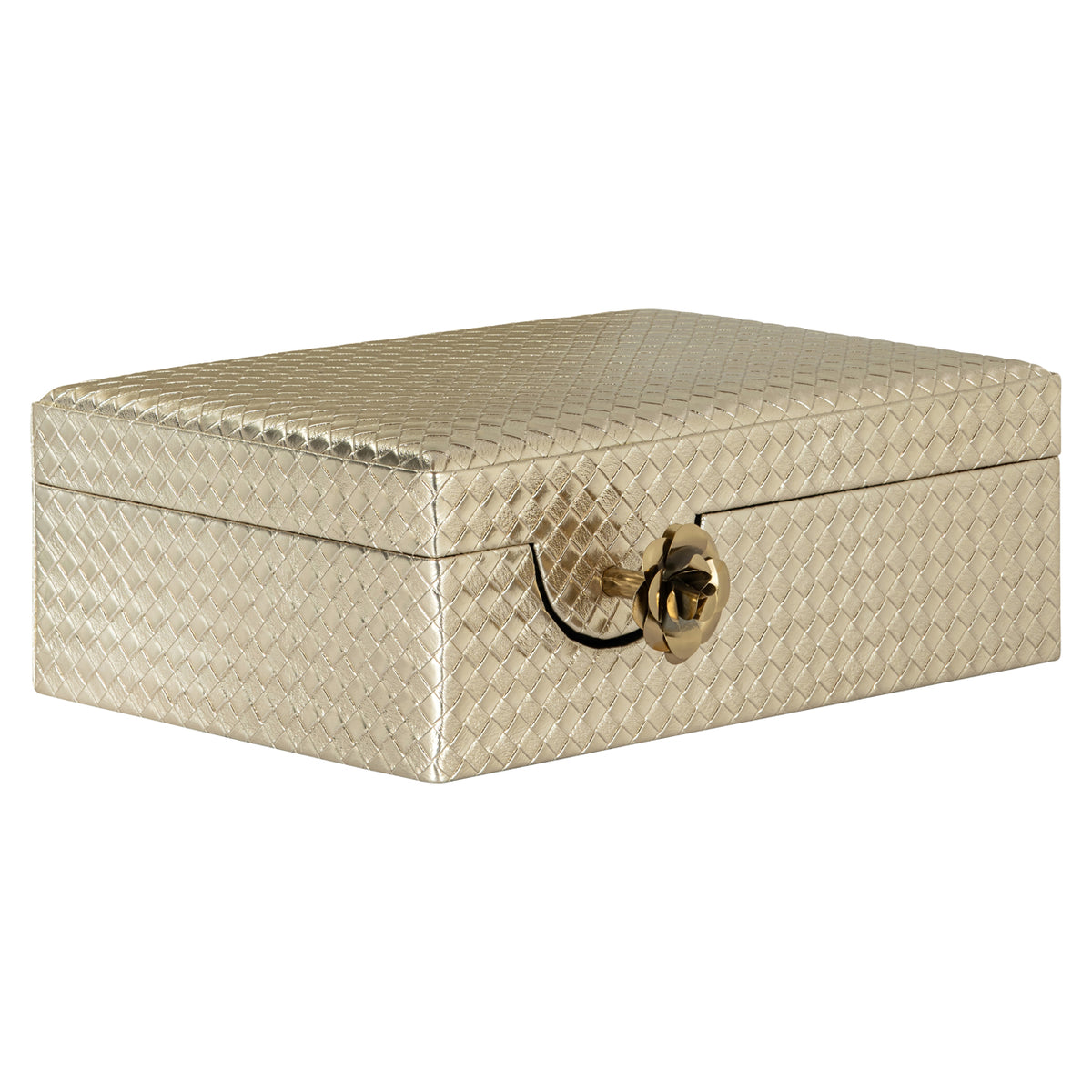 Storage box Trace gold large by Richmond Interiors