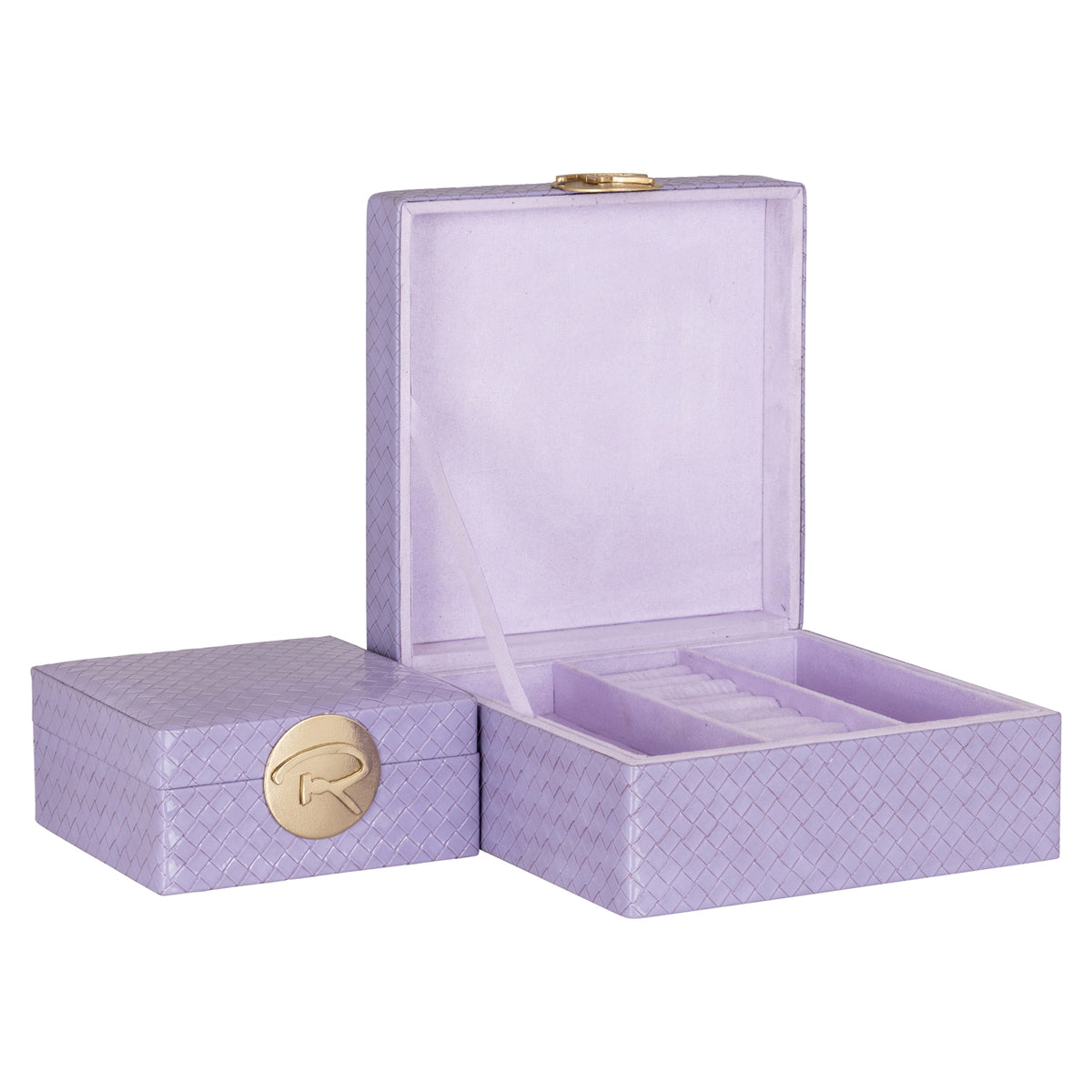 Storage box Joelle purple small by Richmond Interiors