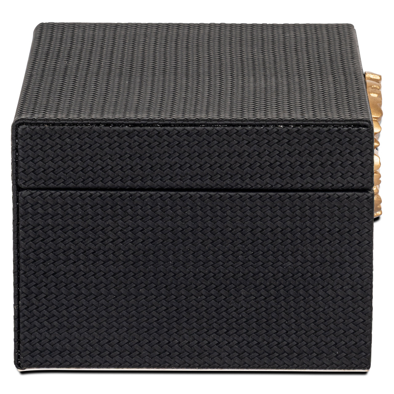 Storage box Amal black/gold large by Richmond Interiors
