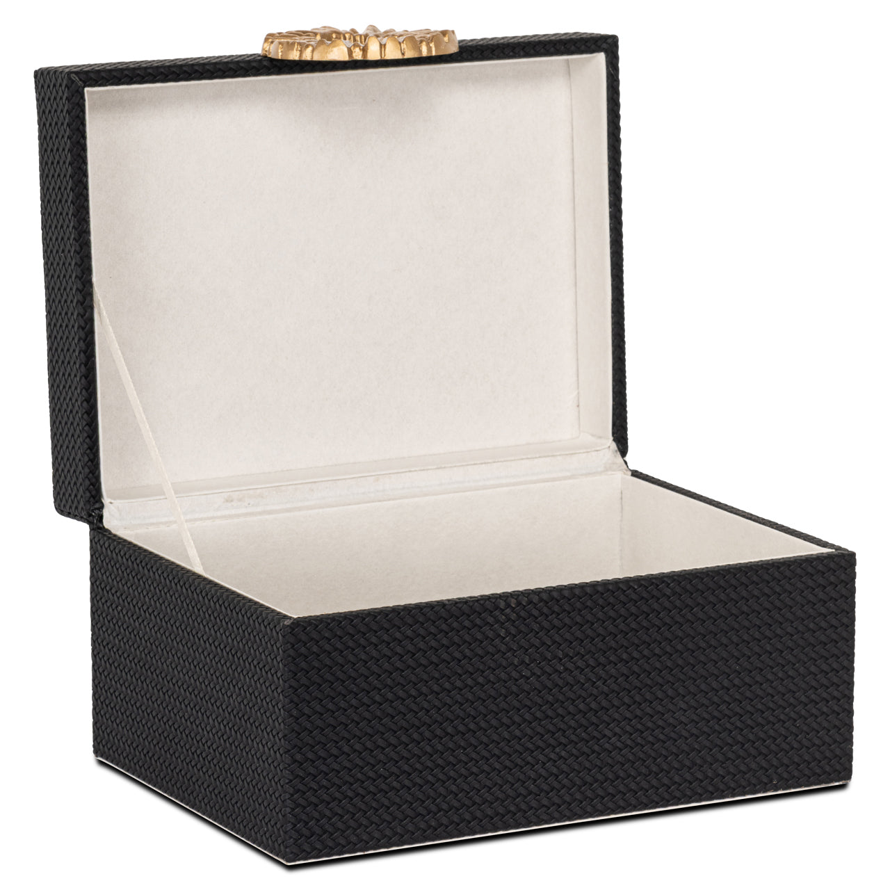 Storage box Amal black/gold large by Richmond Interiors