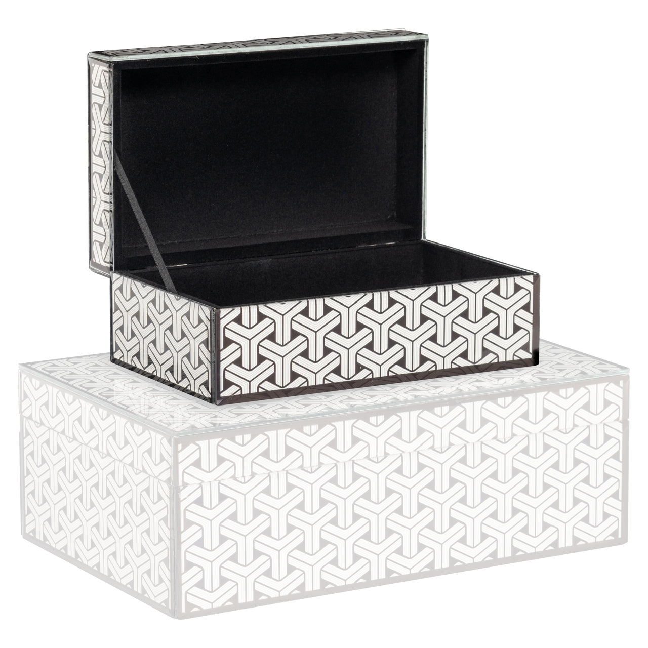 Storage box Feliz black/white small by Richmond Interiors