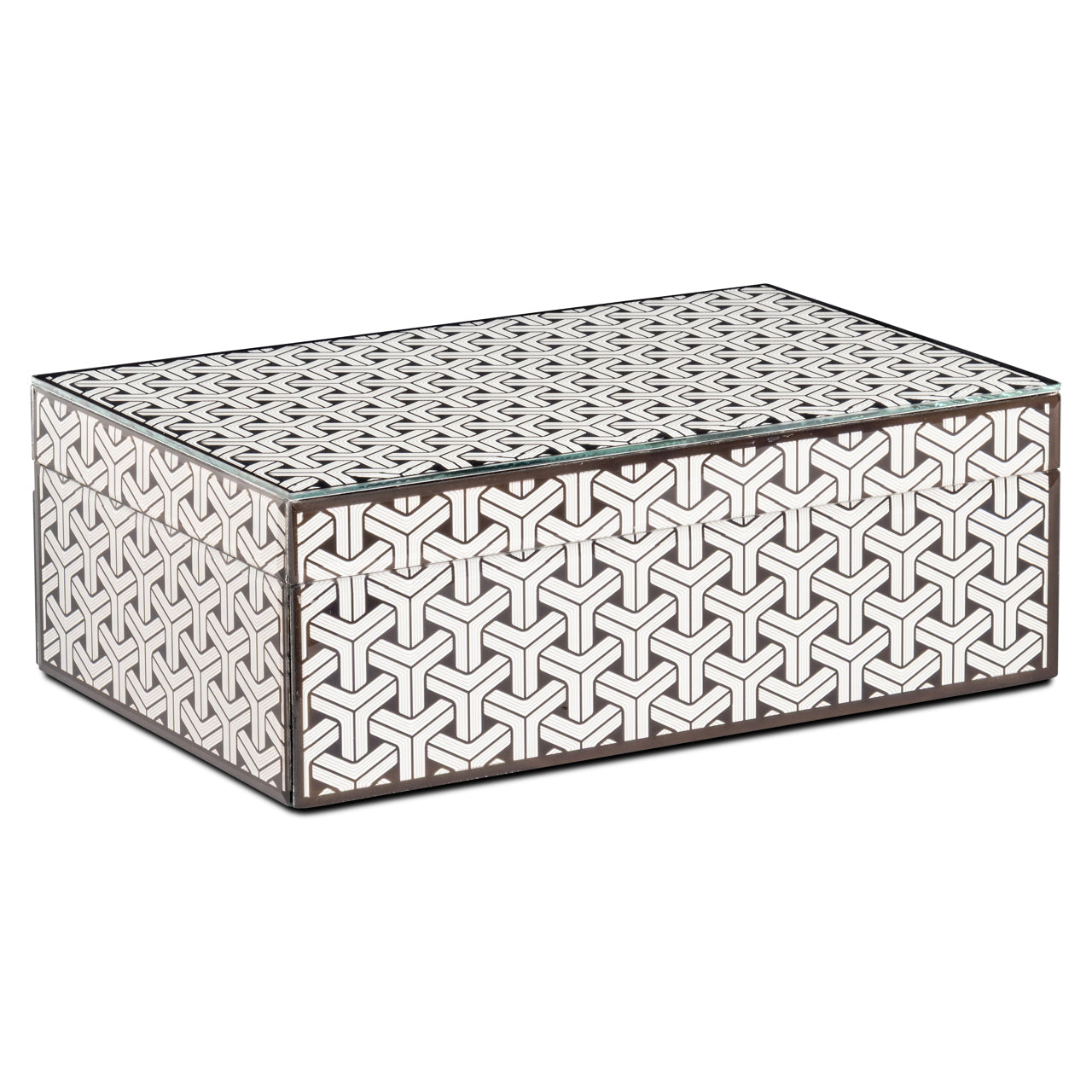 Storage box Feliz black/white large by Richmond Interiors
