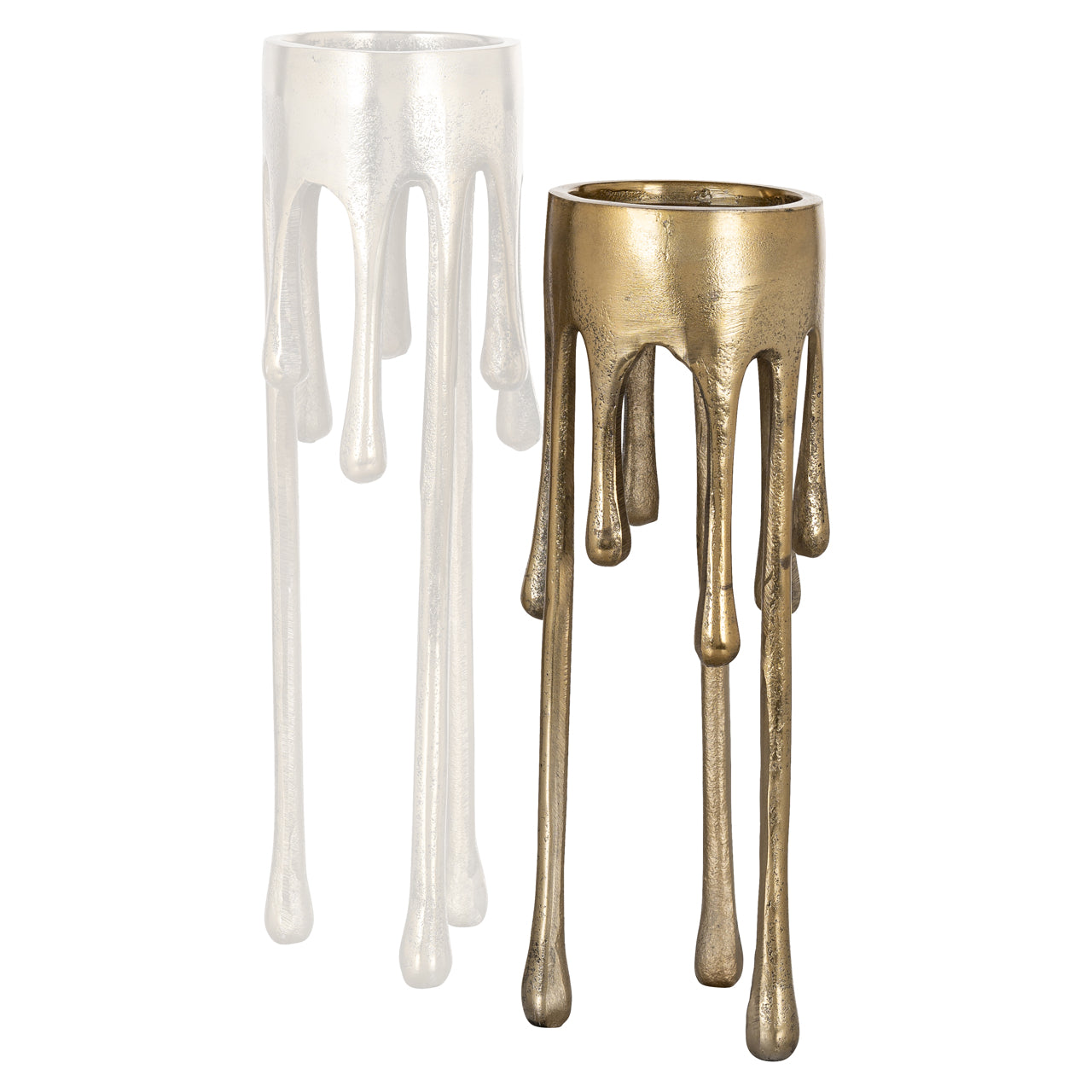 Candle holder Lorin brushed gold small by Richmond Interiors
