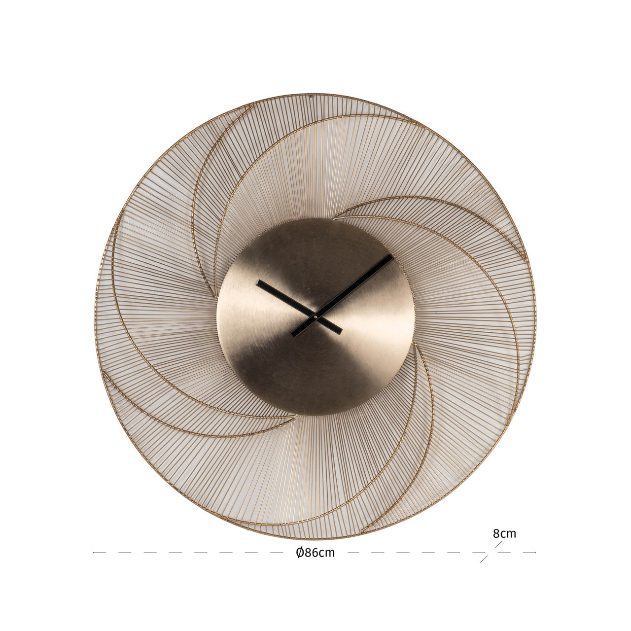 Clock Denver gold by Richmond Interiors