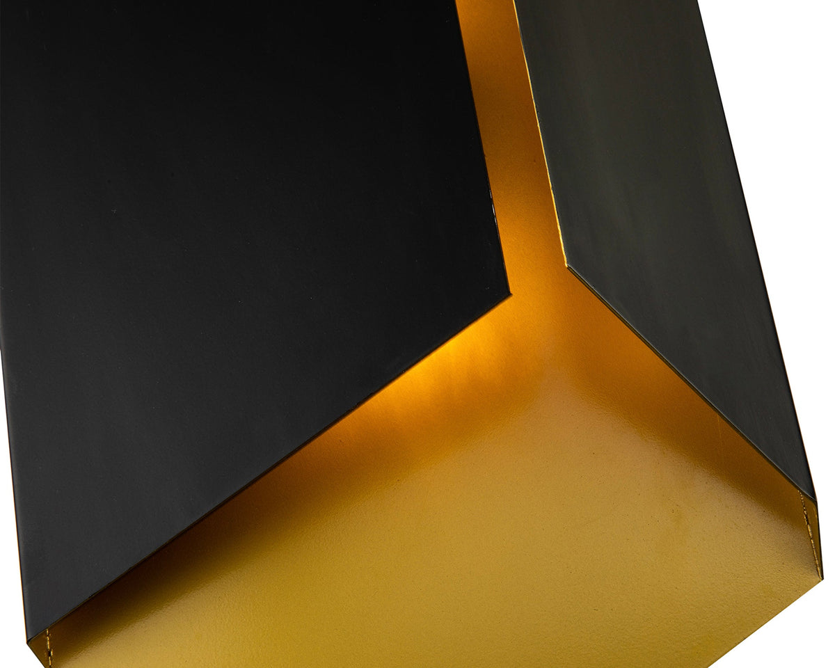 Onyx Wall Light - Brushed Brass & Black Liang & Eimil