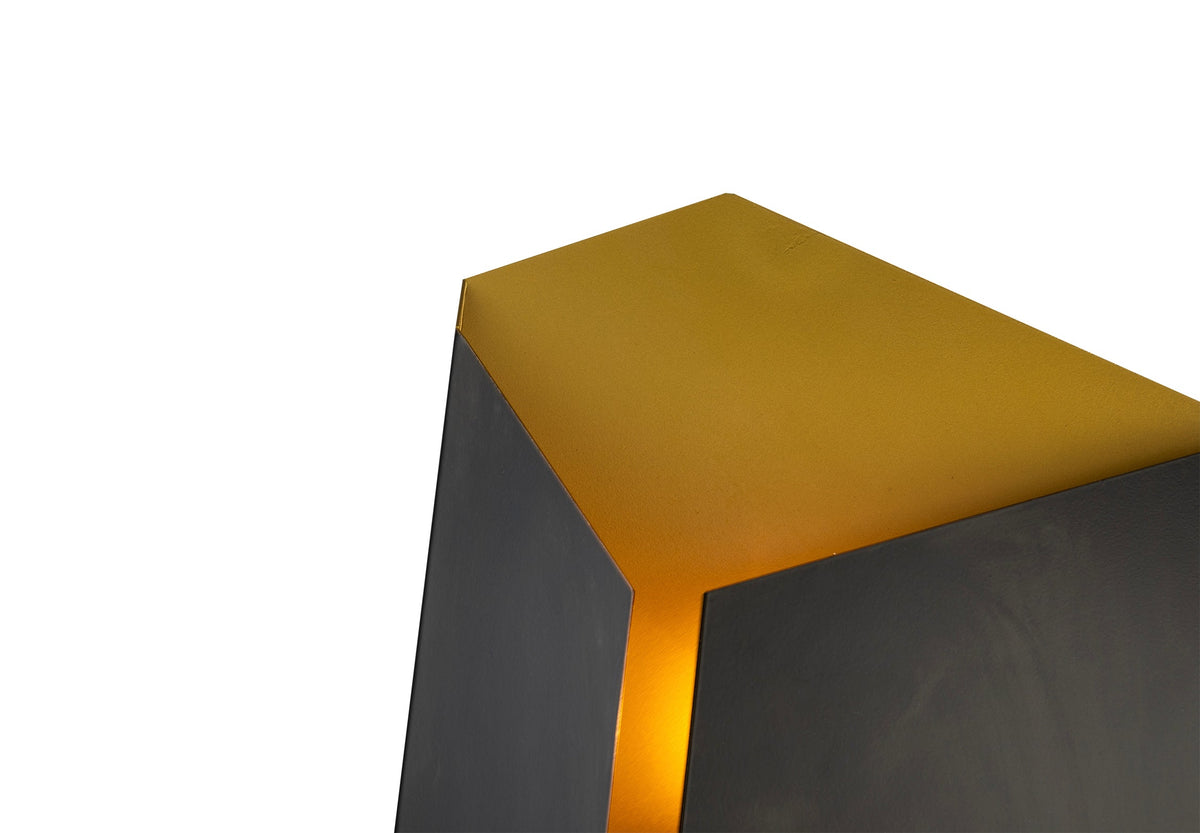 Onyx Wall Light - Brushed Brass & Black Liang & Eimil
