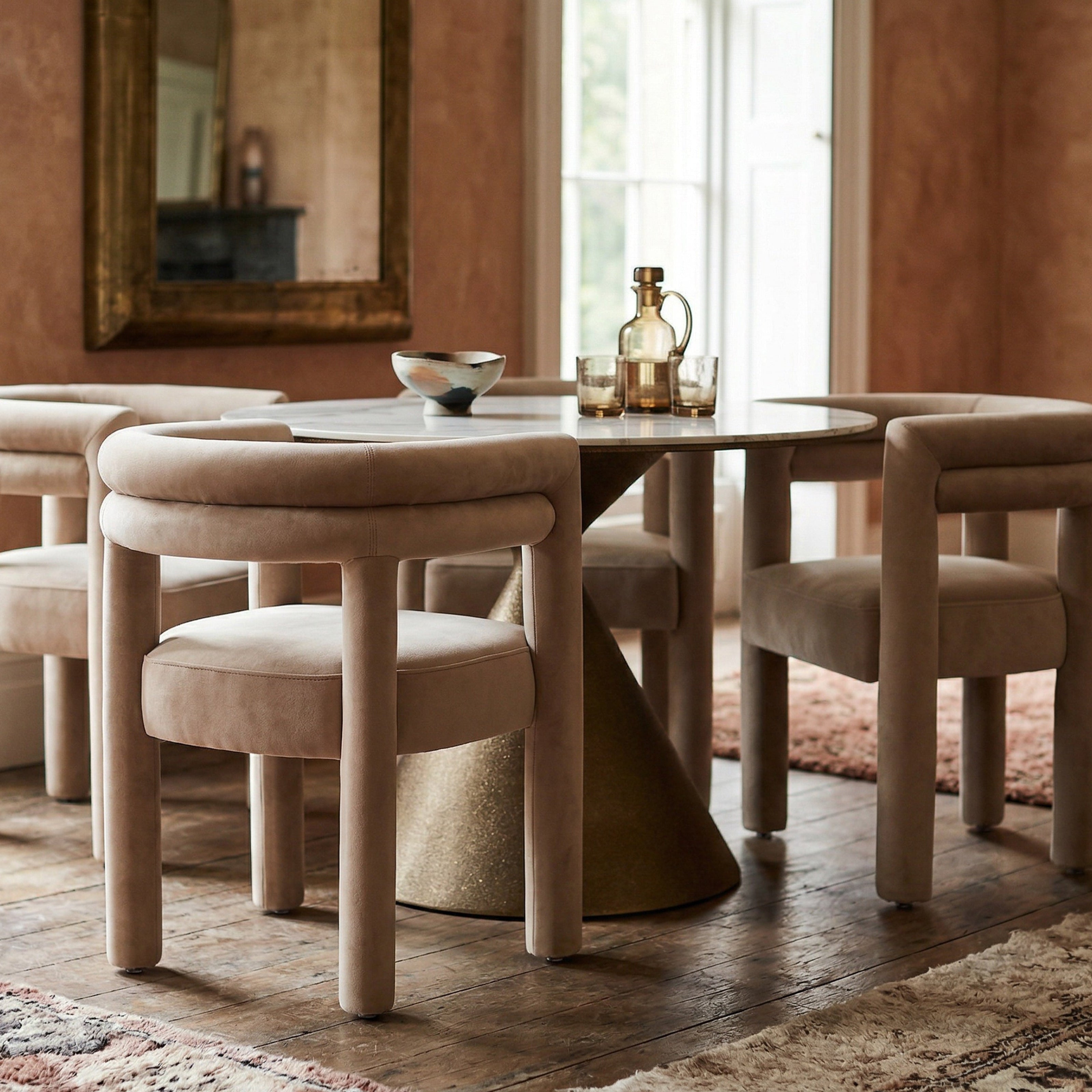 Aldar Dining Chair - Hopper Desert by Liang & Eimil
