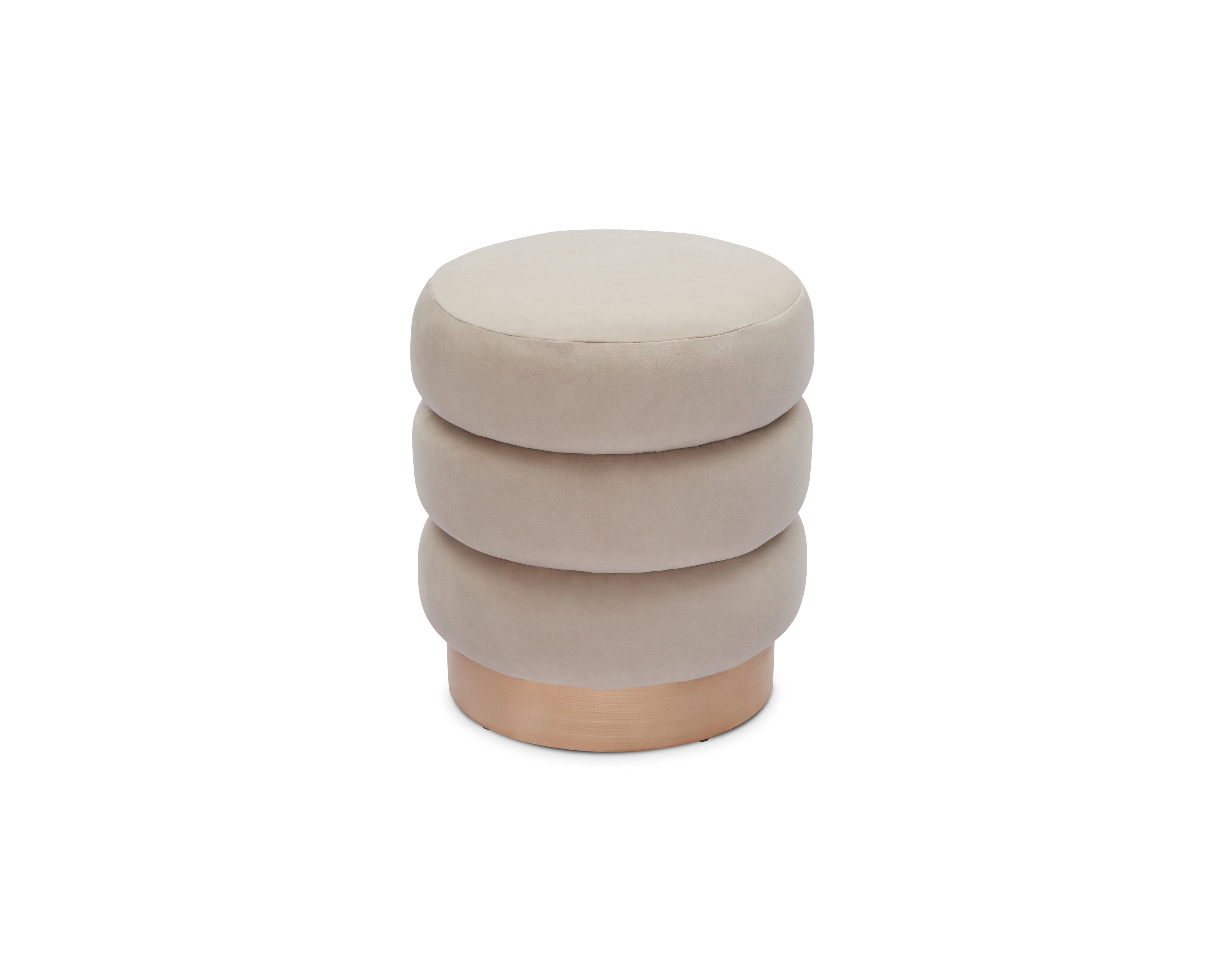 Trace Footstool - Hopper Desert | Natural Oak Solid Wood by Liang & Eimil