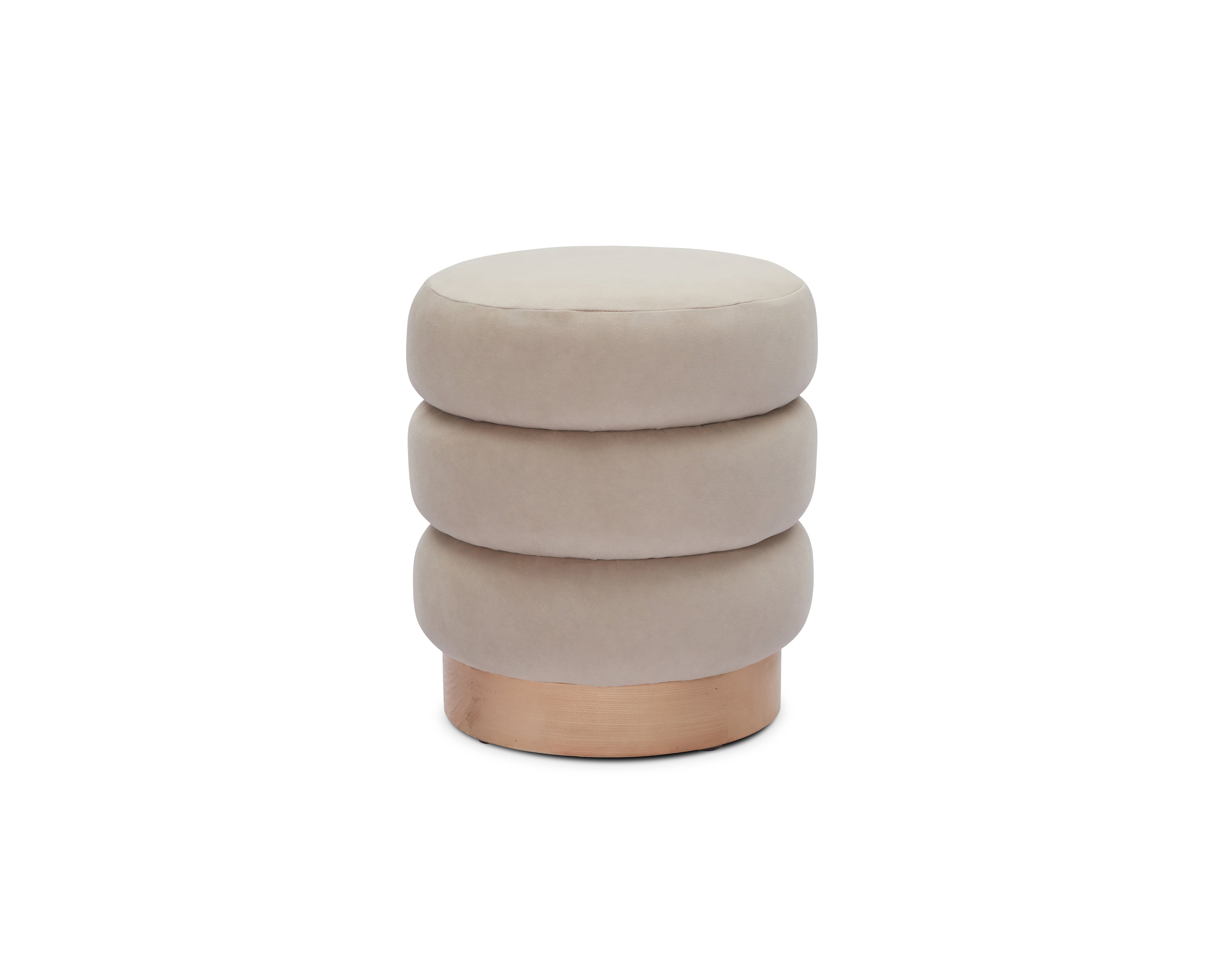 Trace Footstool - Hopper Desert | Natural Oak Solid Wood by Liang & Eimil
