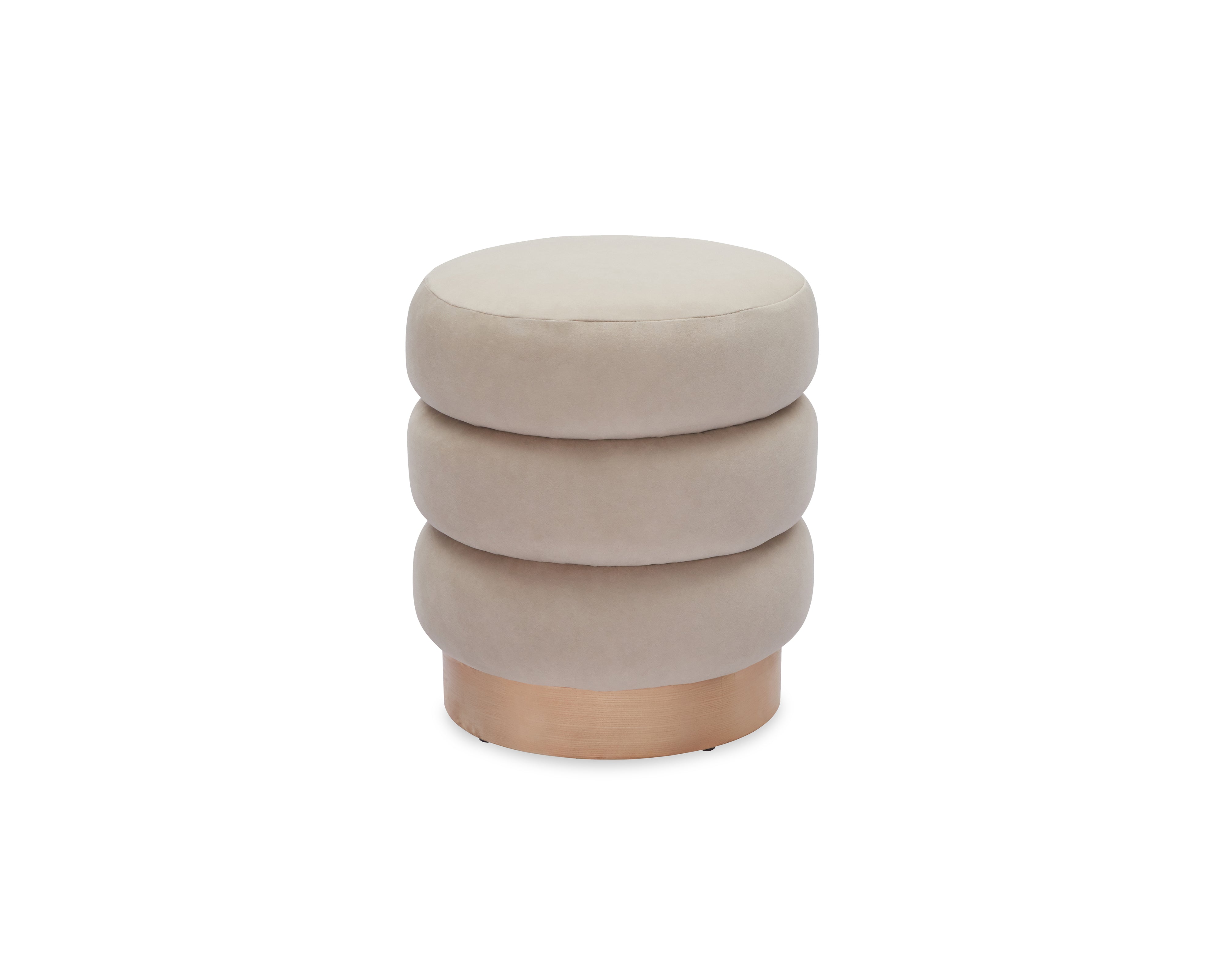 Trace Footstool - Hopper Desert | Natural Oak Solid Wood by Liang & Eimil