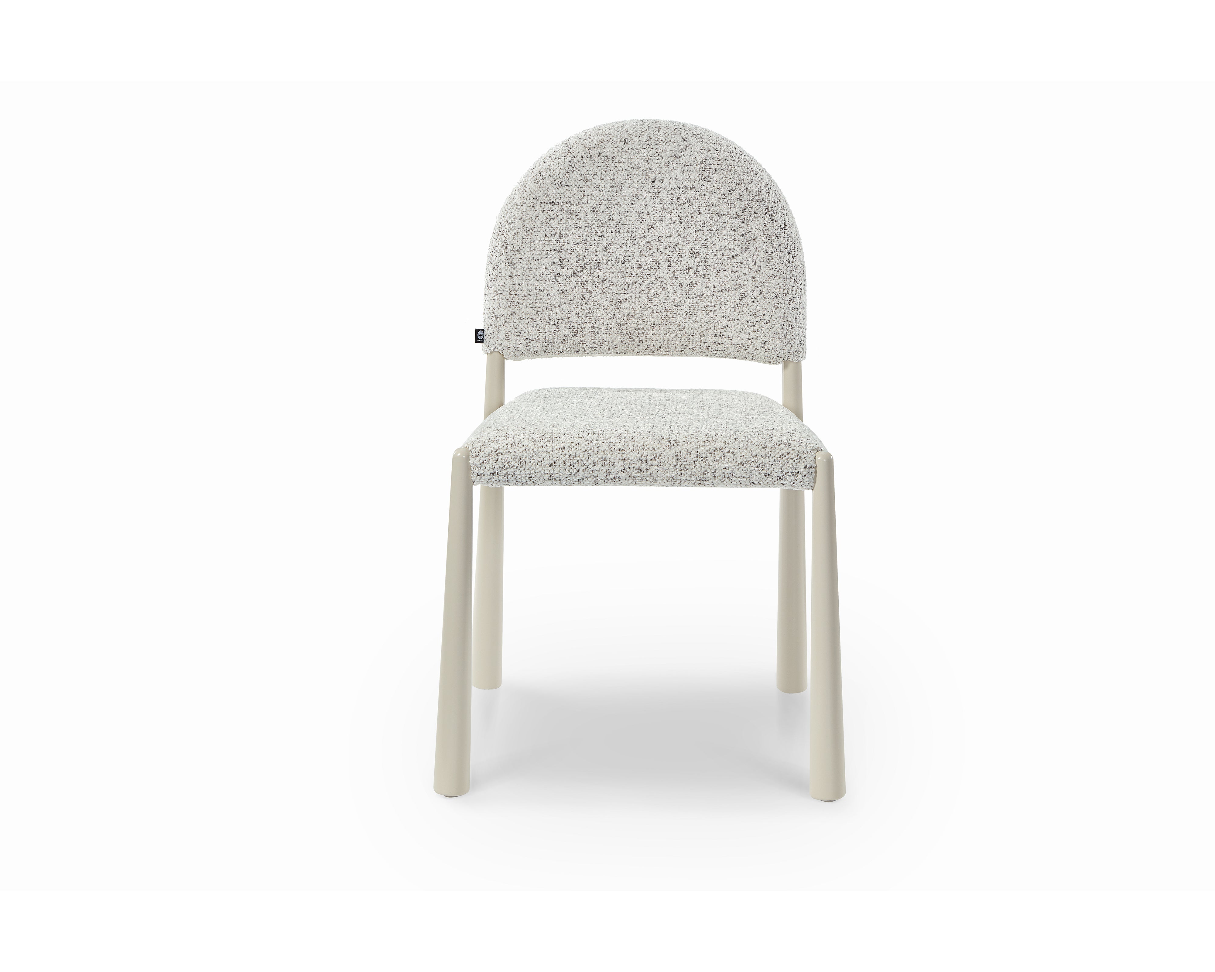 Noma Dining Chair (set of 2) - Ripley Grav & Gloss Ivory by Liang & Eimil