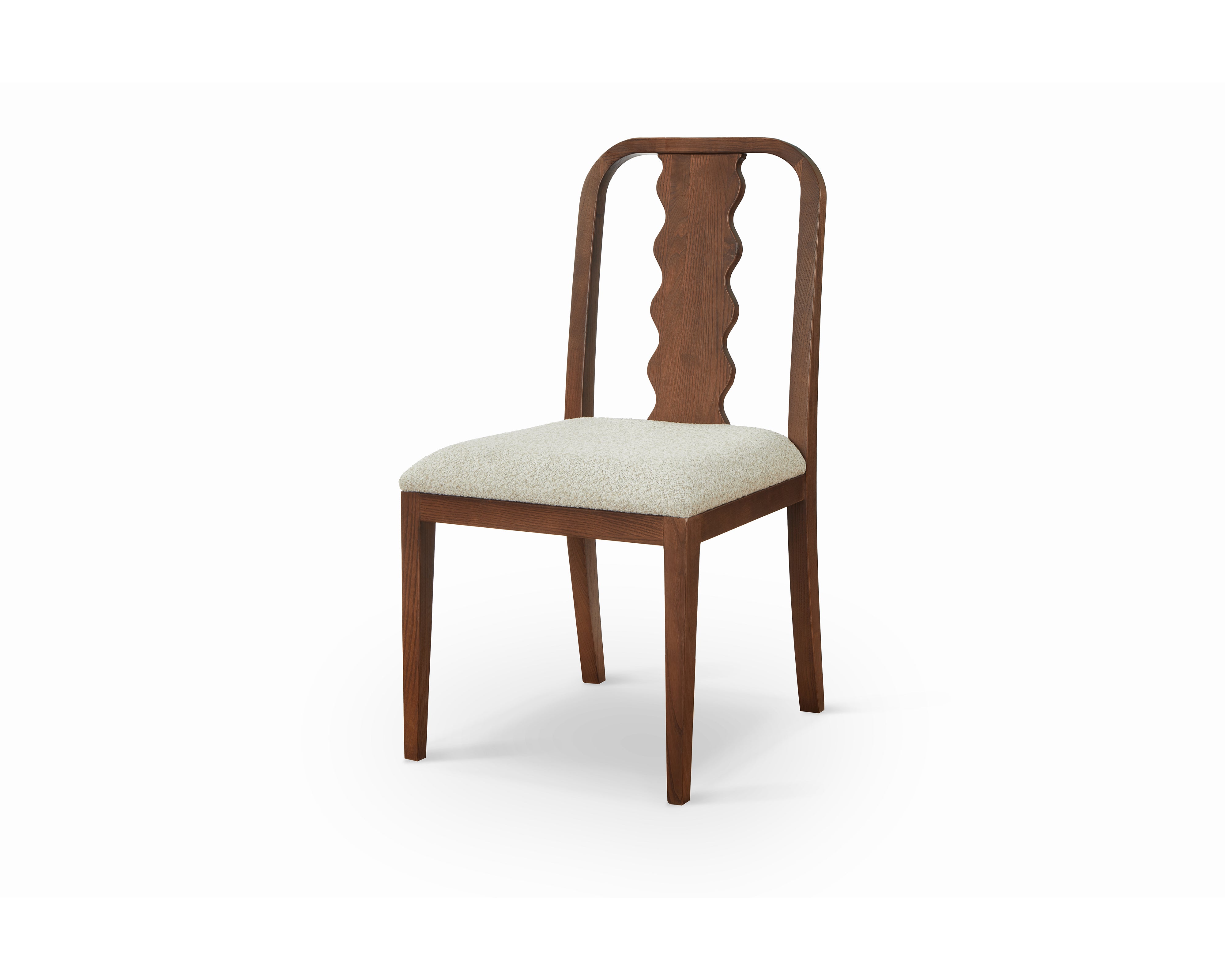 Diane Dining Chair (set of 2) - Capella Sand & Brushed Brown by Liang & Eimil