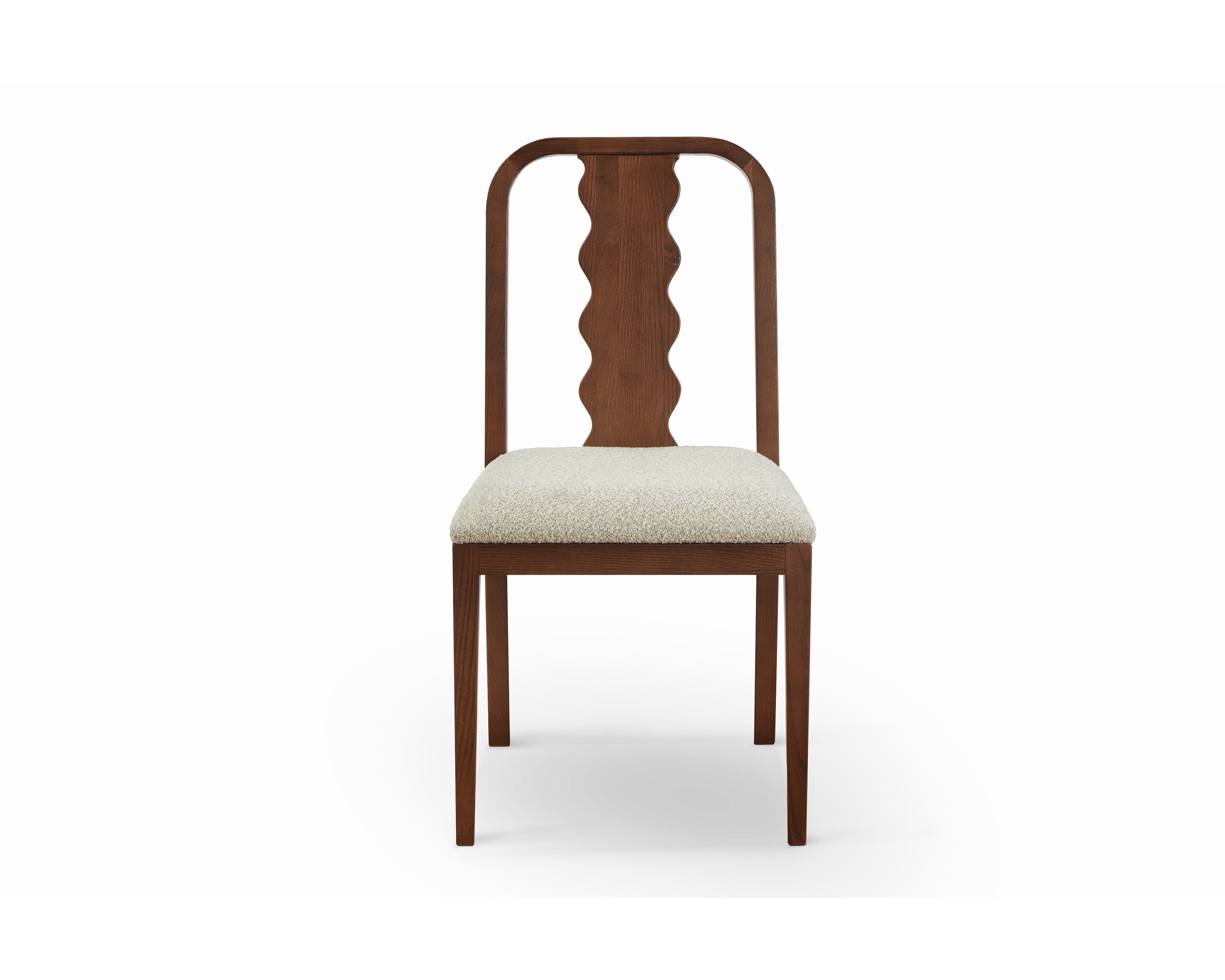 Diane Dining Chair (set of 2) - Capella Sand & Brushed Brown by Liang & Eimil