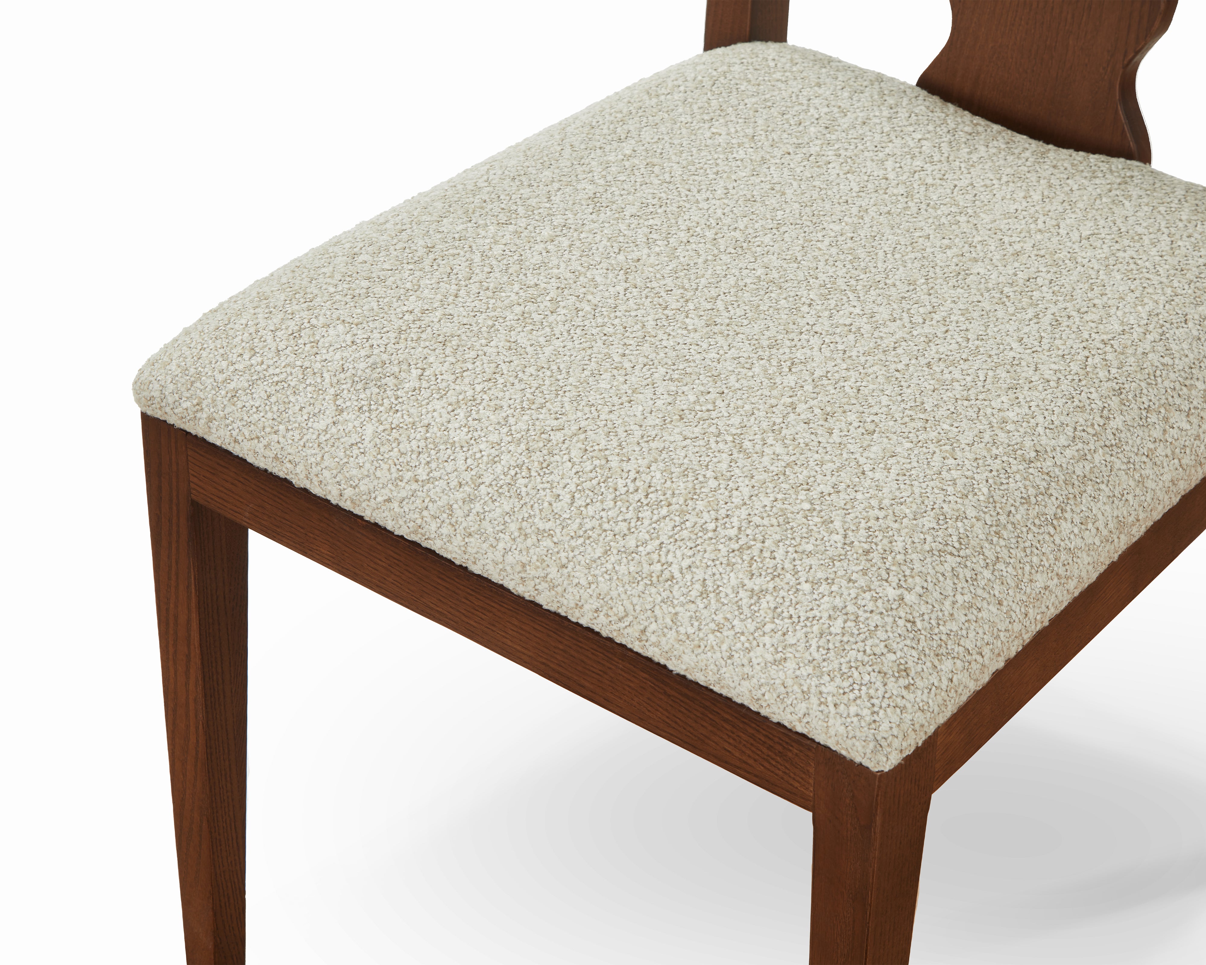 Diane Dining Chair (set of 2) - Capella Sand & Brushed Brown by Liang & Eimil