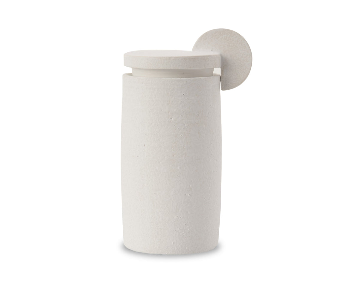 Punch Jar - White Ceramic