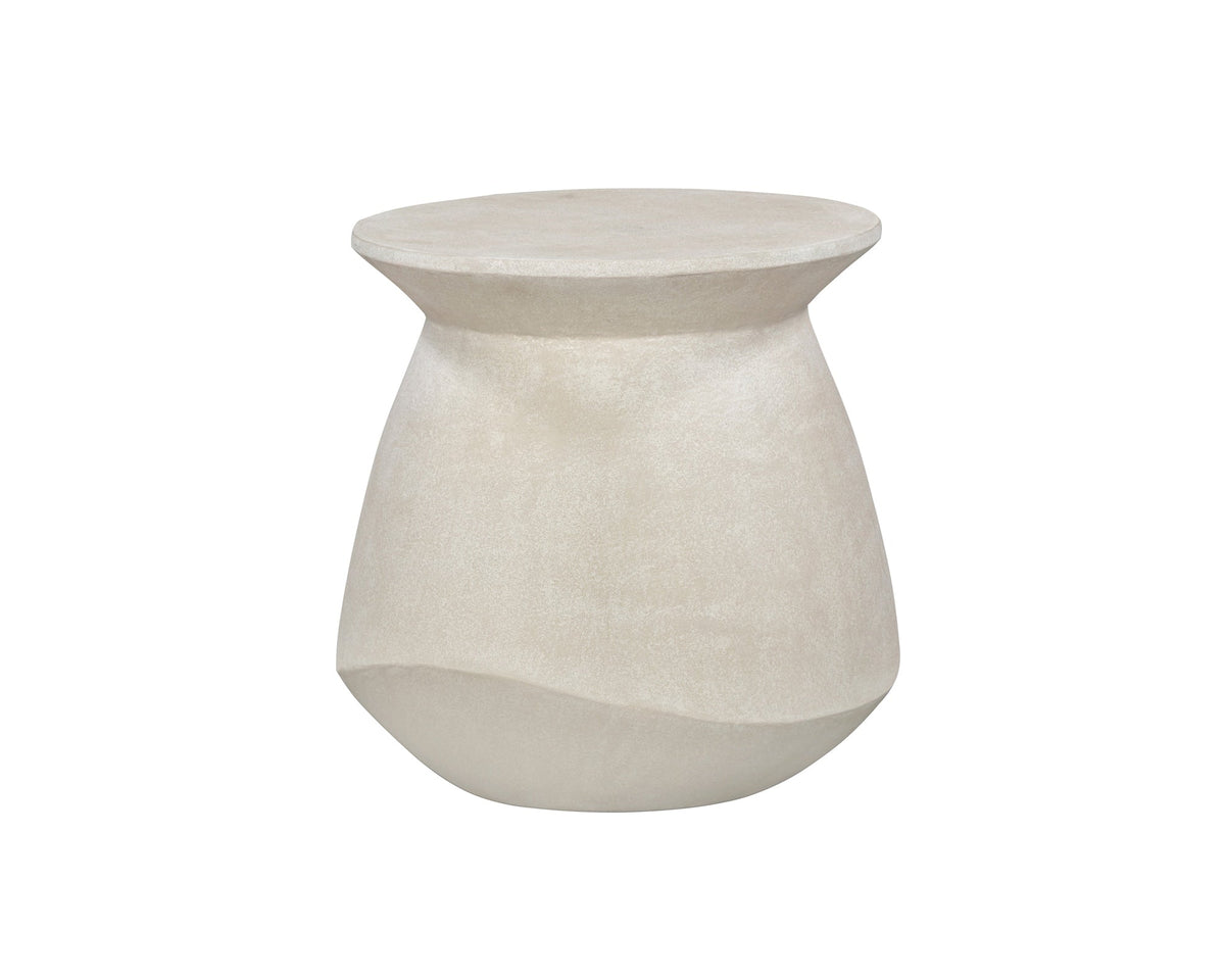 Poki Side Table - Ivory Stucco Liang & Eimil