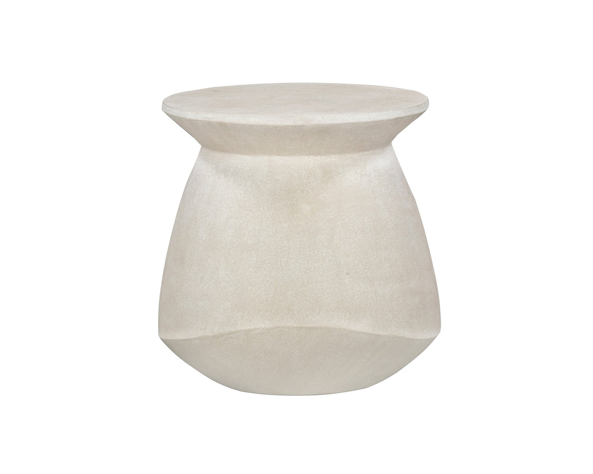Poki Side Table - Ivory Stucco Liang & Eimil