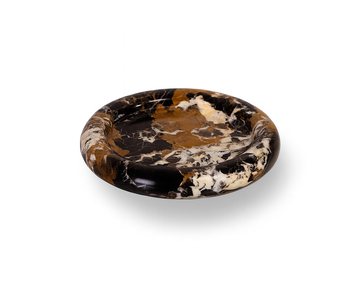 Ophira Tray - Black & Gold Marble Liang & Eimil