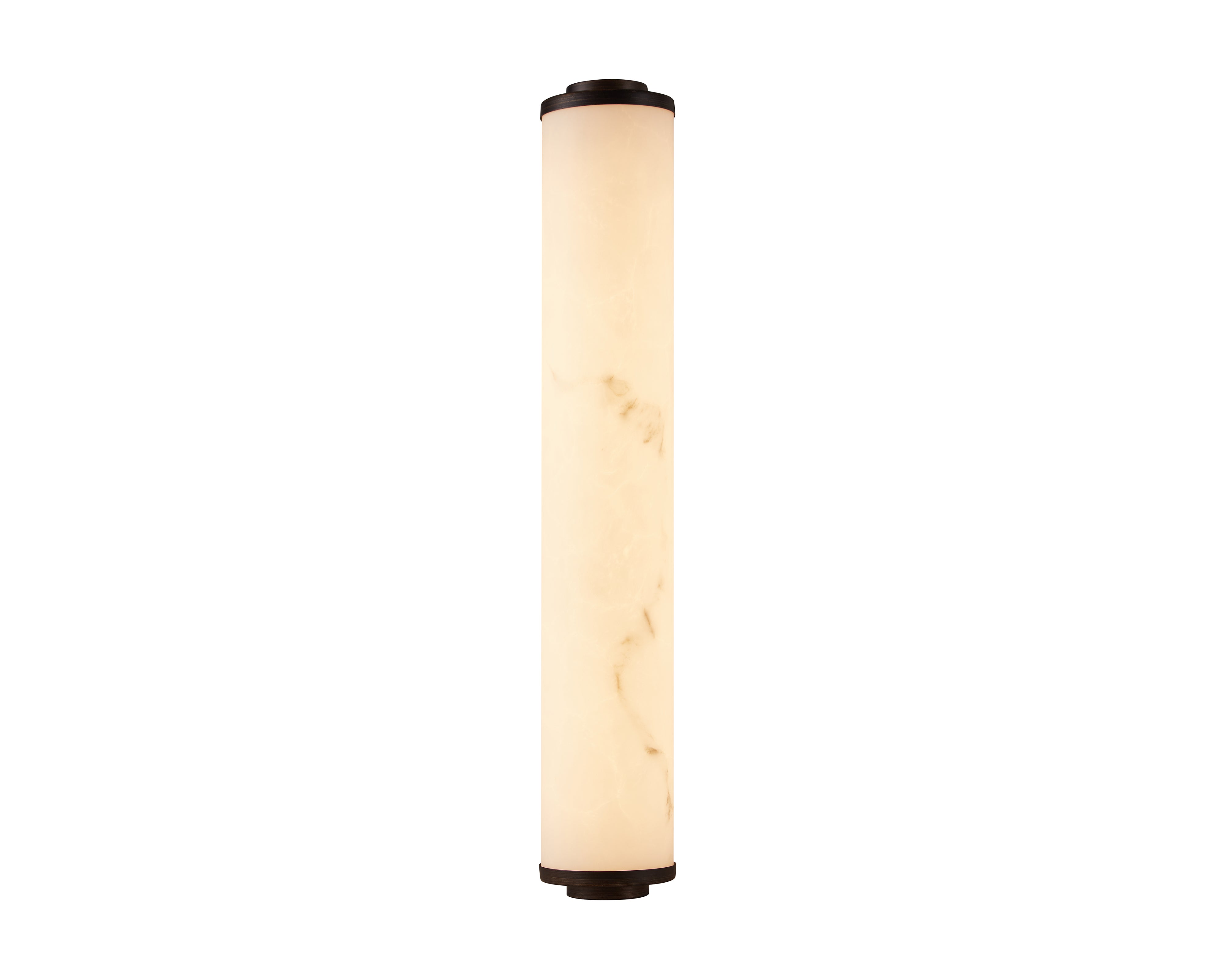 Fento Antique Bronze Large Wall Light with Alabaster Effect Shade by Liang & Eimil