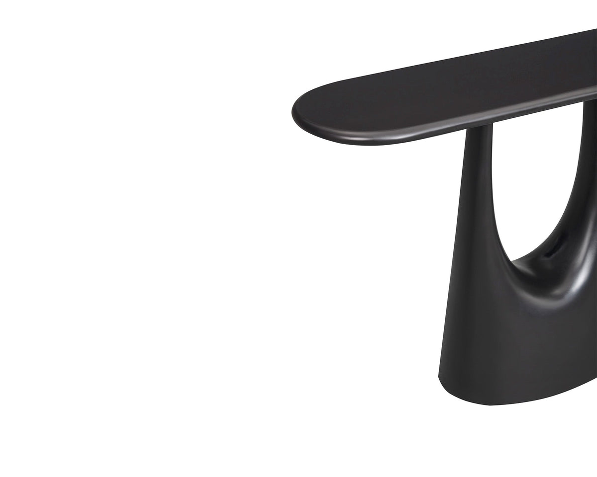 Combe Console Table - Satin Black Liang & Eimil