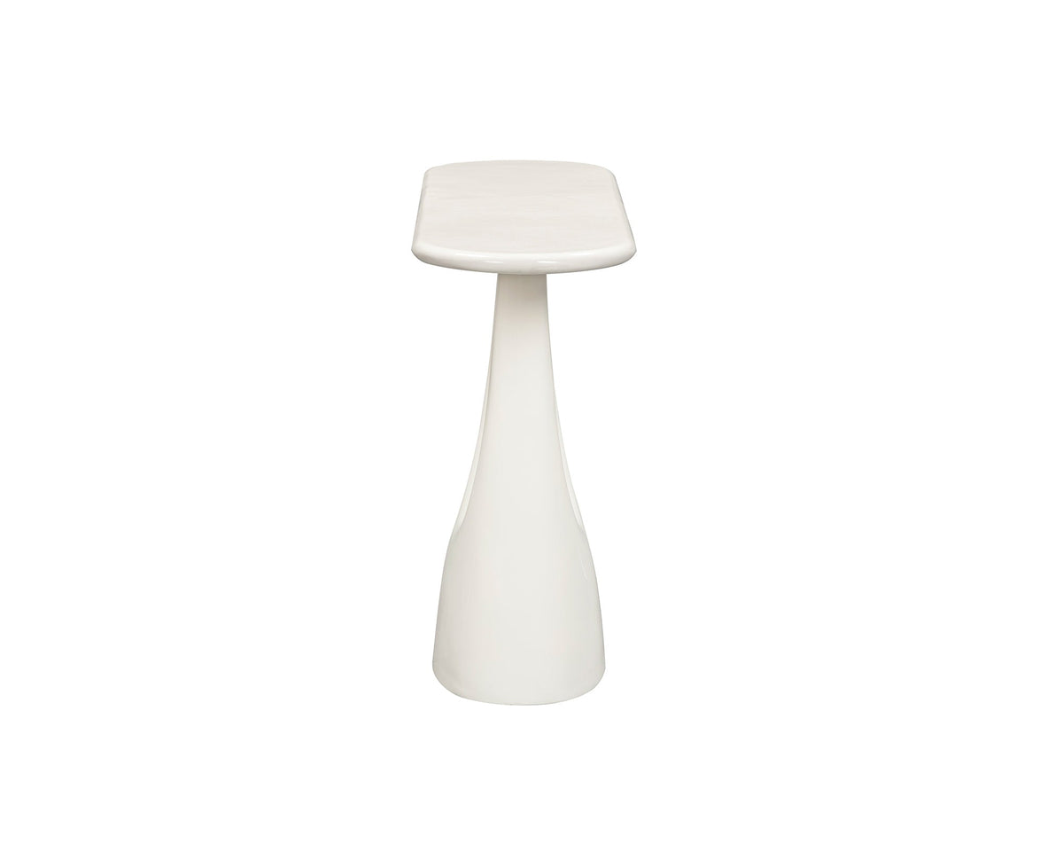 Combe Console Table - Ivory High Gloss Liang & Eimil