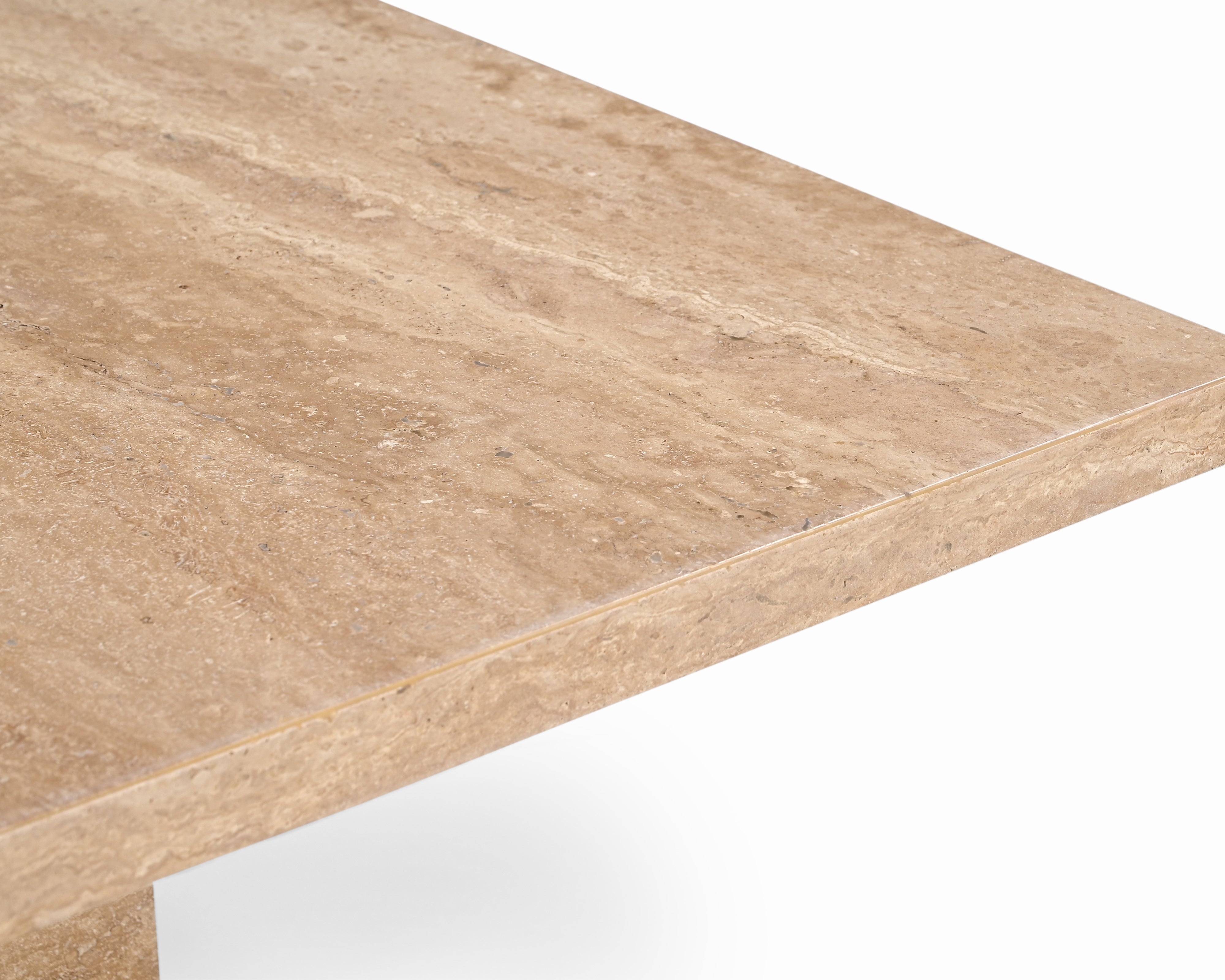 Onetti Beige Travertine Coffee Table by Liang & Eimil