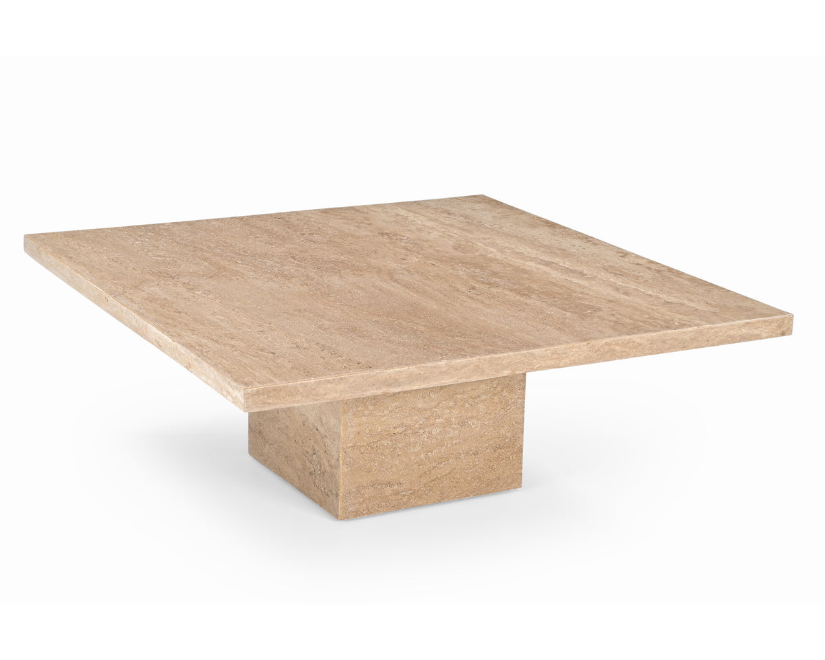 Onetti Beige Travertine Coffee Table by Liang & Eimil