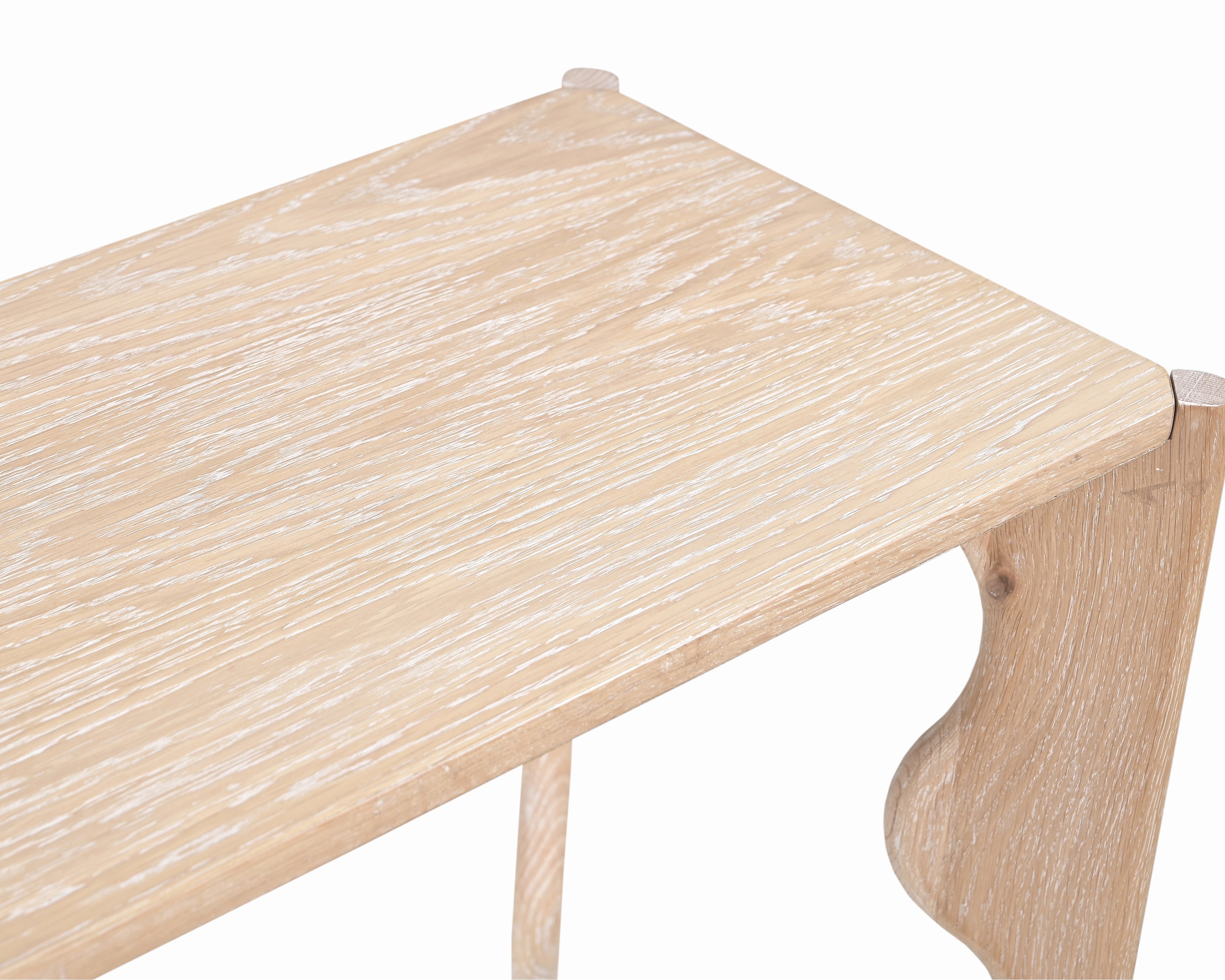 Oltok White Oak Console Table by Liang & Eimil