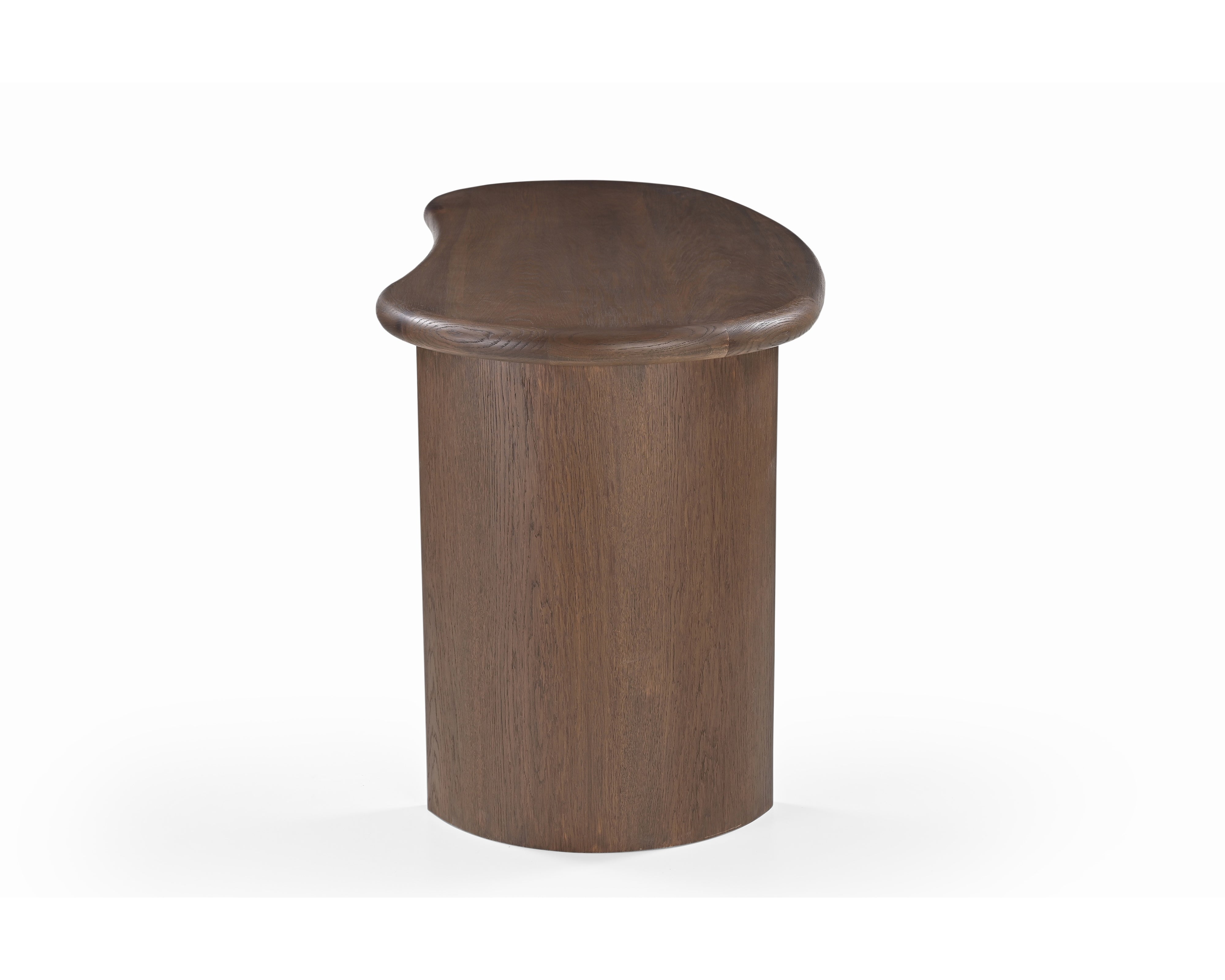 Lluna Brushed Mid-brown Oak Desk by Liang & Eimil