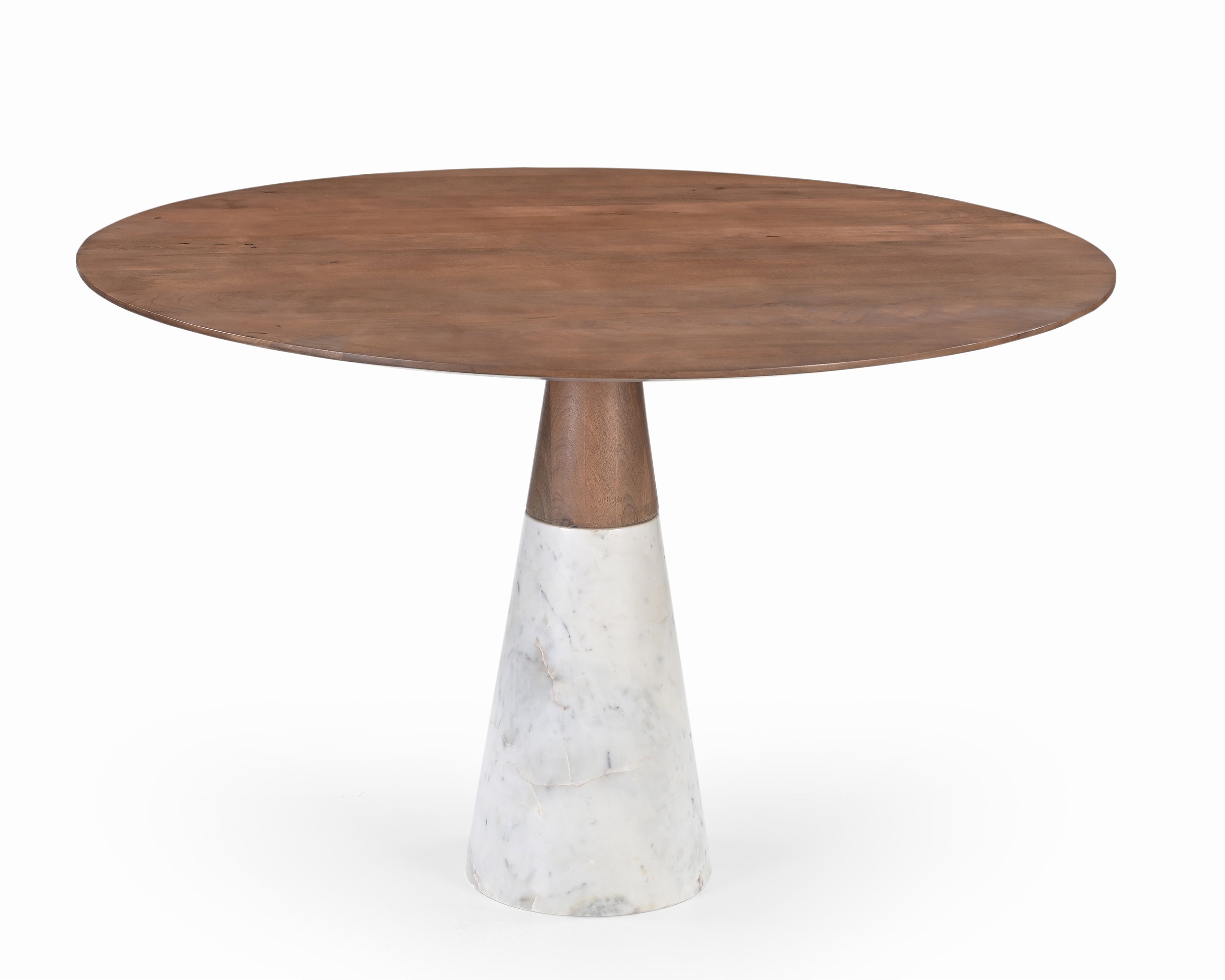 Annie Wood & White Marble Dining Table by Liang & Eimil