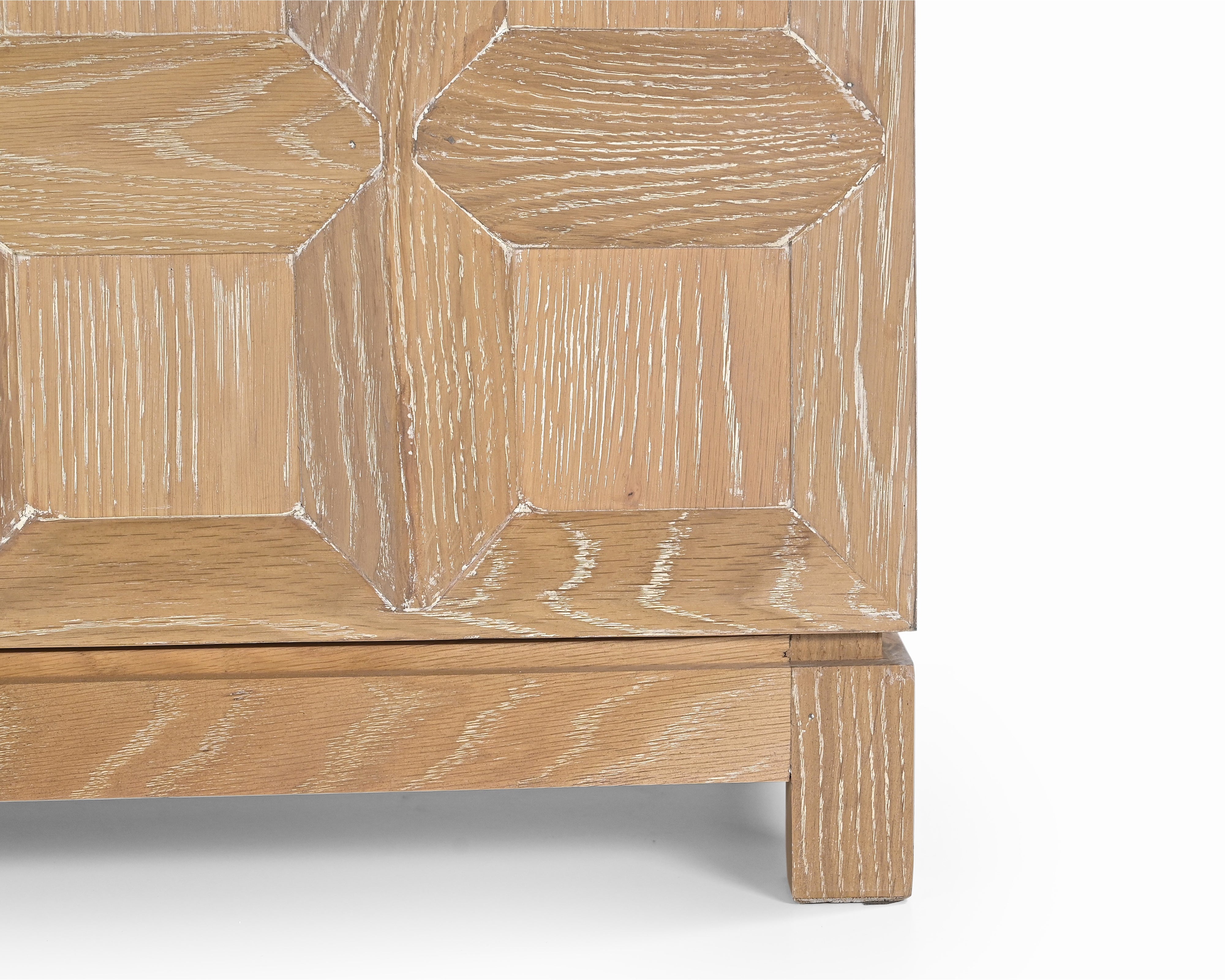 Llauna Brushed Light Beige Oak 2 Door Sideboard by Liang & Eimil