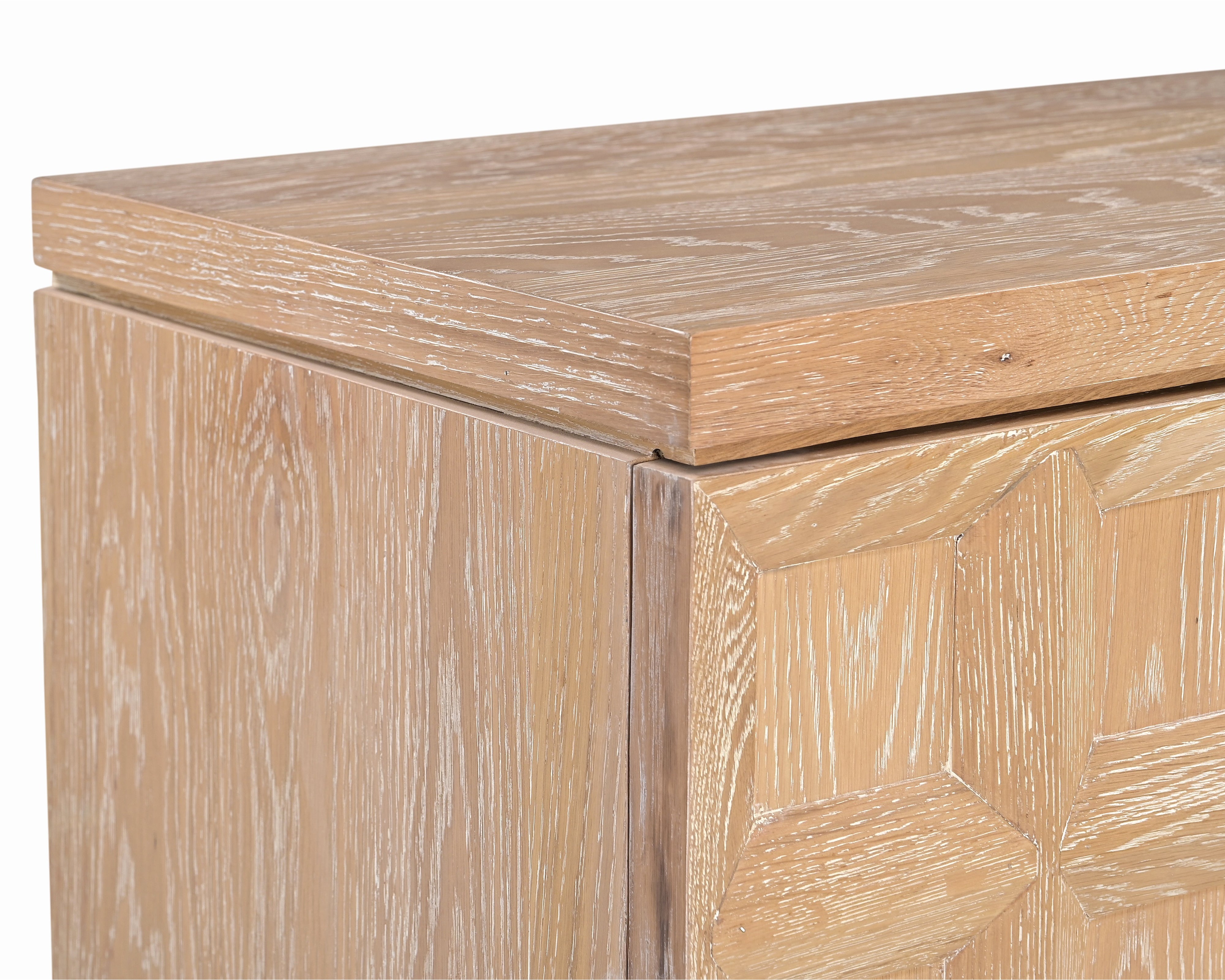 Llauna Brushed Light Beige Oak 2 Door Sideboard by Liang & Eimil