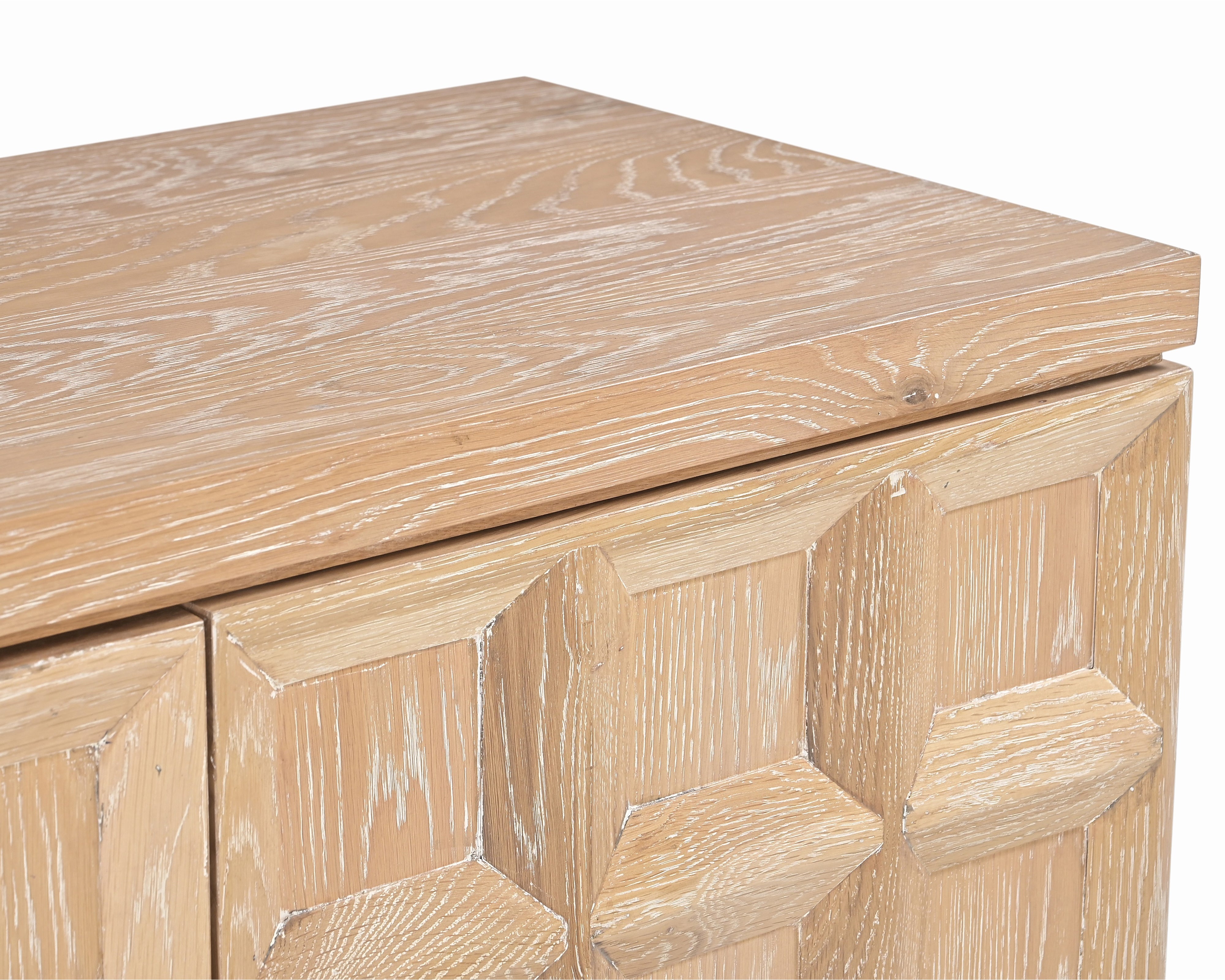 Llauna Brushed Light Beige Oak 2 Door Sideboard by Liang & Eimil