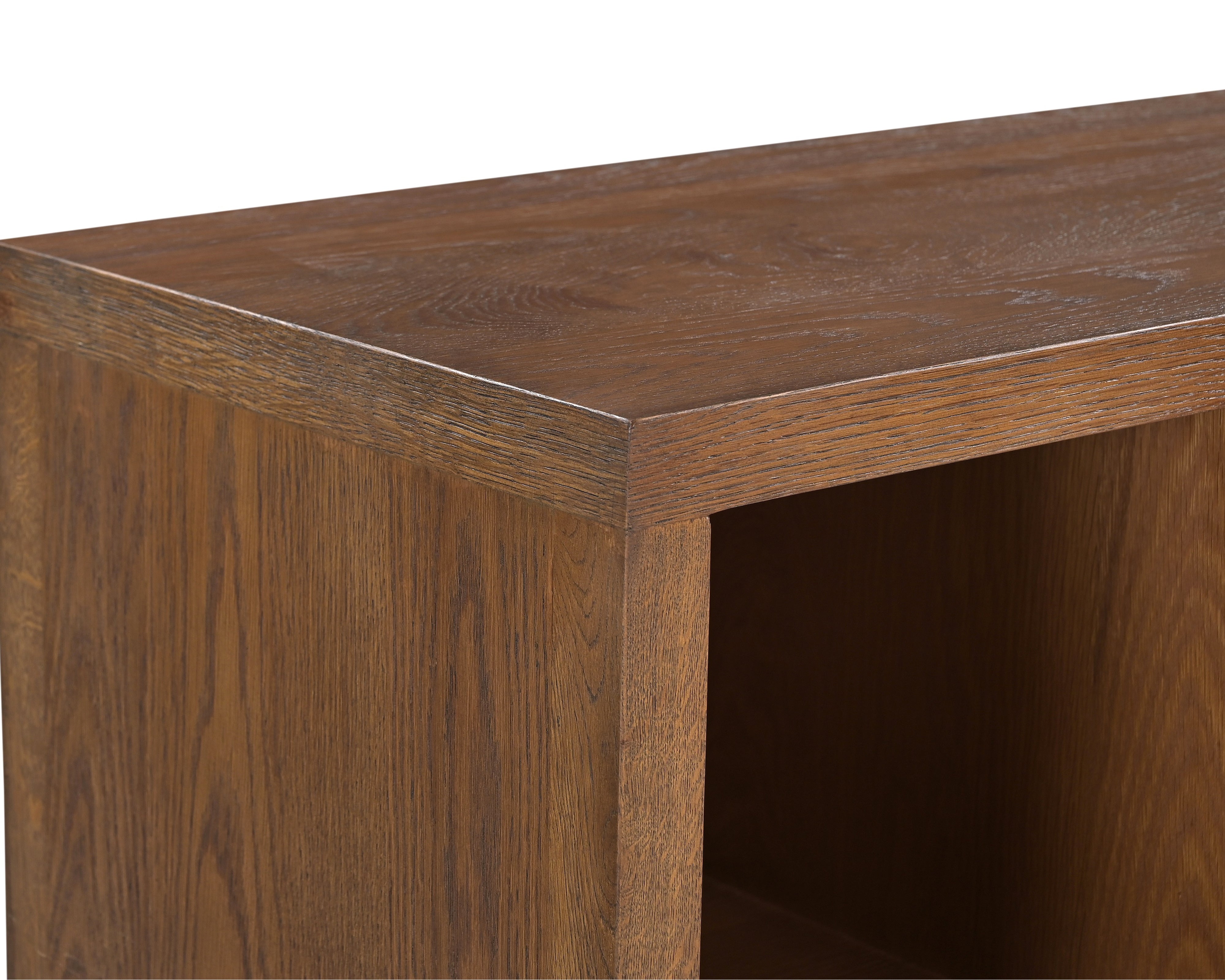 Llauna Brushed Mid-Brown Oak 4 Door Sideboard by Liang & Eimil