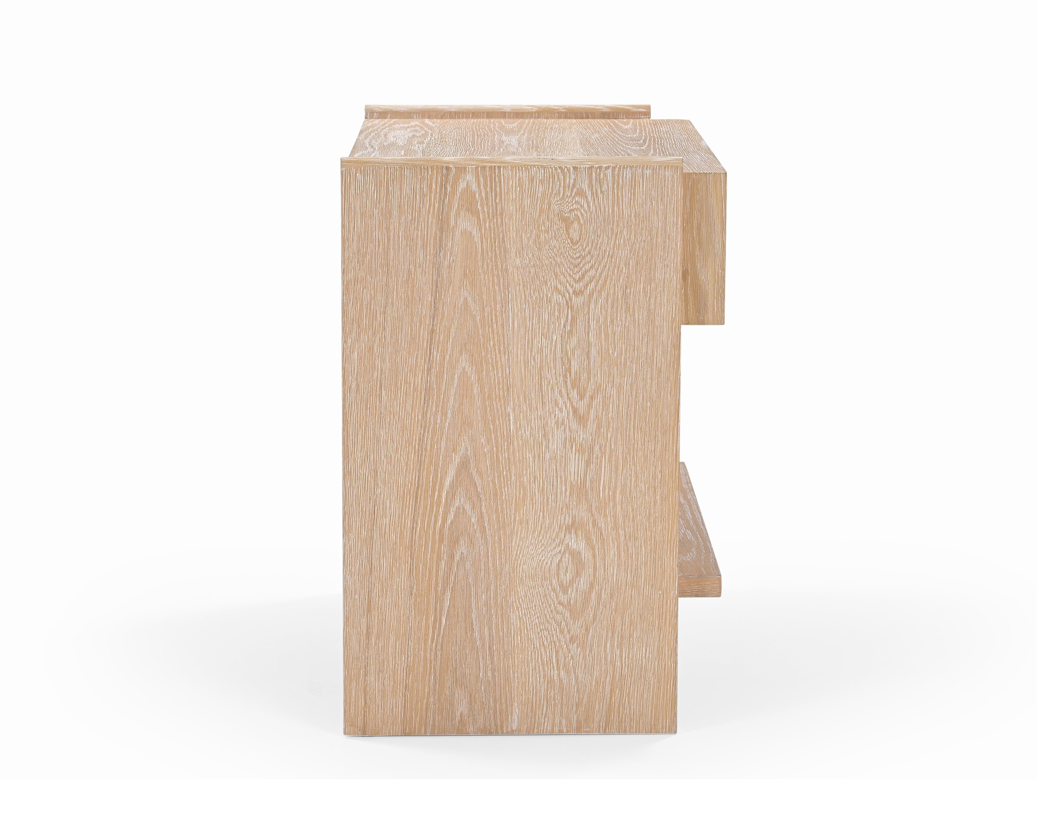 Trive Bedside Table - Brushed Natural American White Oak by Liang & Eimil