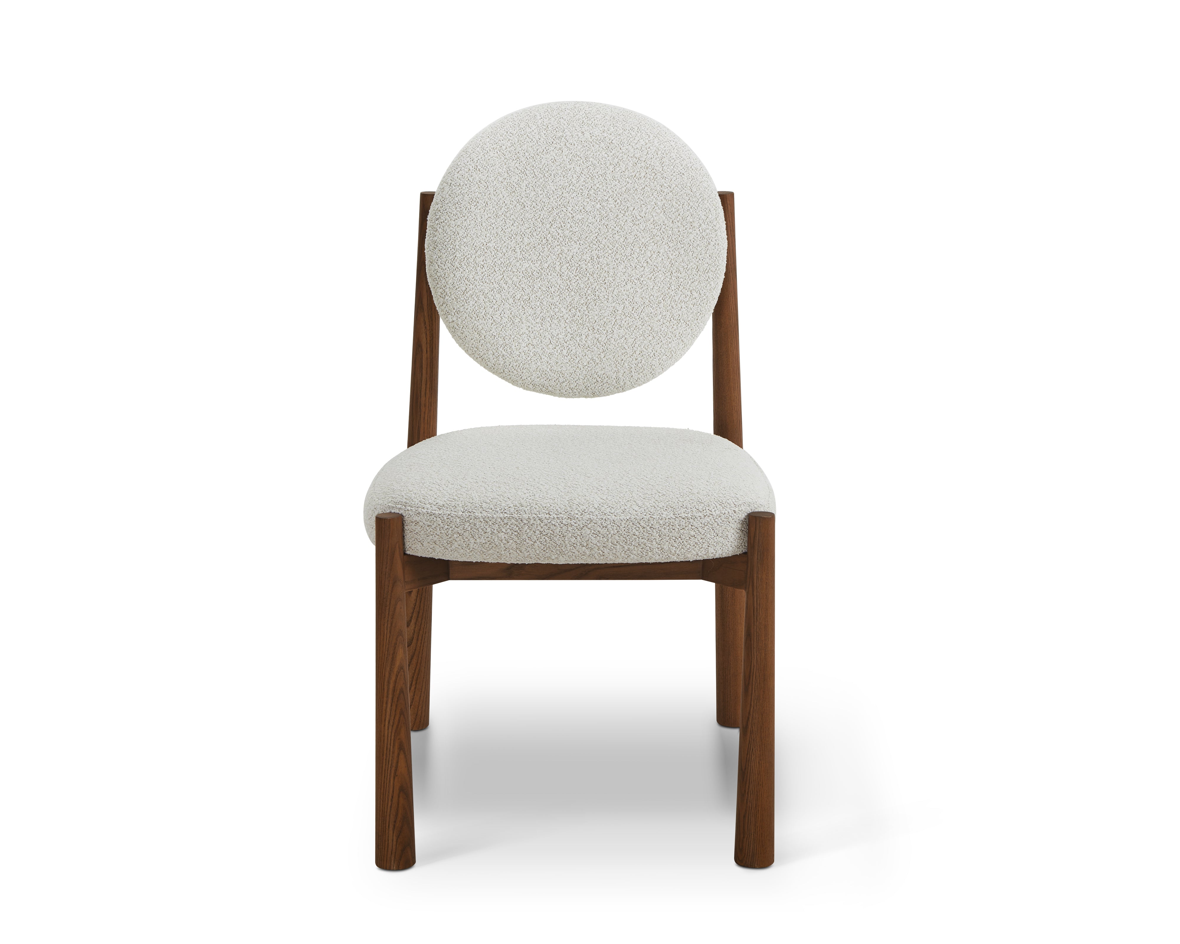 Latina Dining Chair (Set of 2) - Capella Ivory & Middle Brown by Liang & Eimil