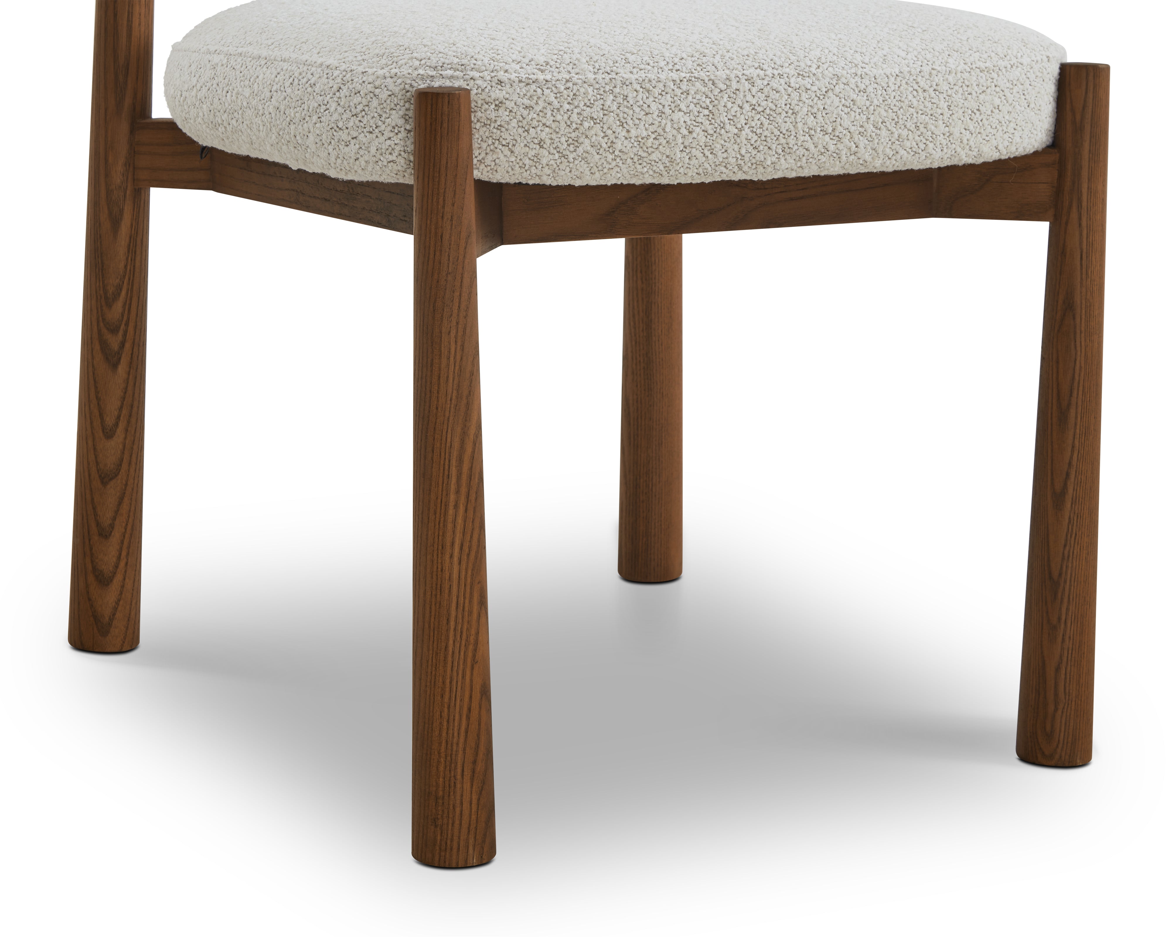 Latina Dining Chair (Set of 2) - Capella Ivory & Middle Brown by Liang & Eimil