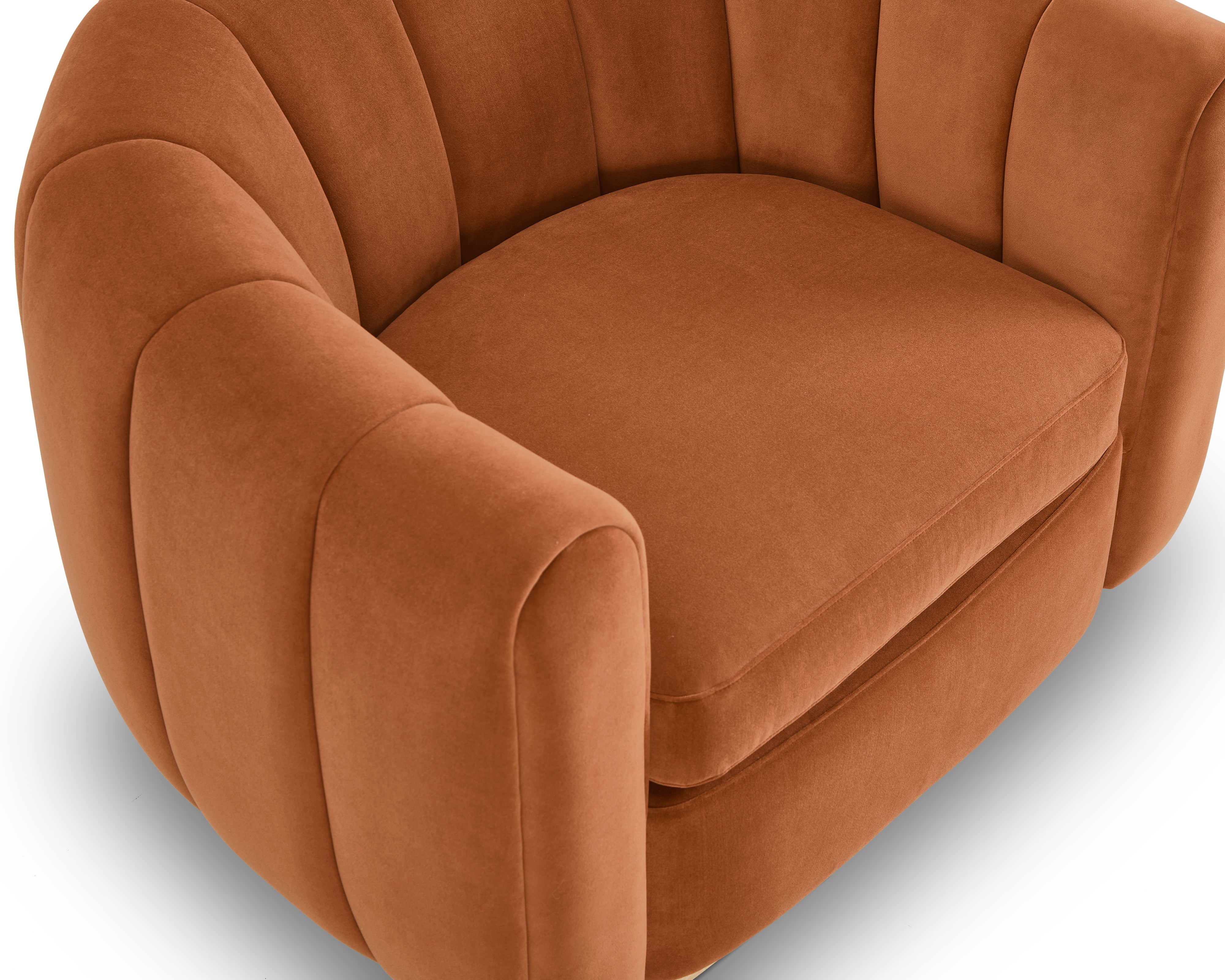 Arles Occasional Chair - Melbourne Clay & Natural Wood by Liang & Eimil