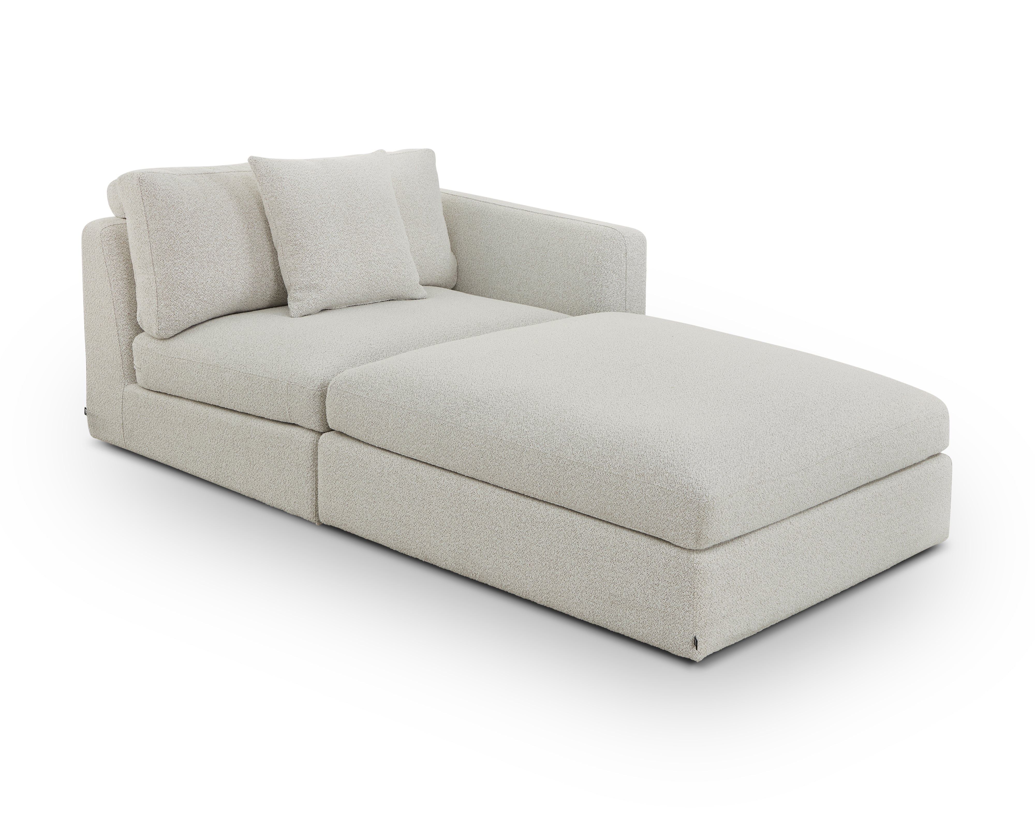 Nuova Modular Sofa Ottoman - Capella Ivory by Liang & Eimil