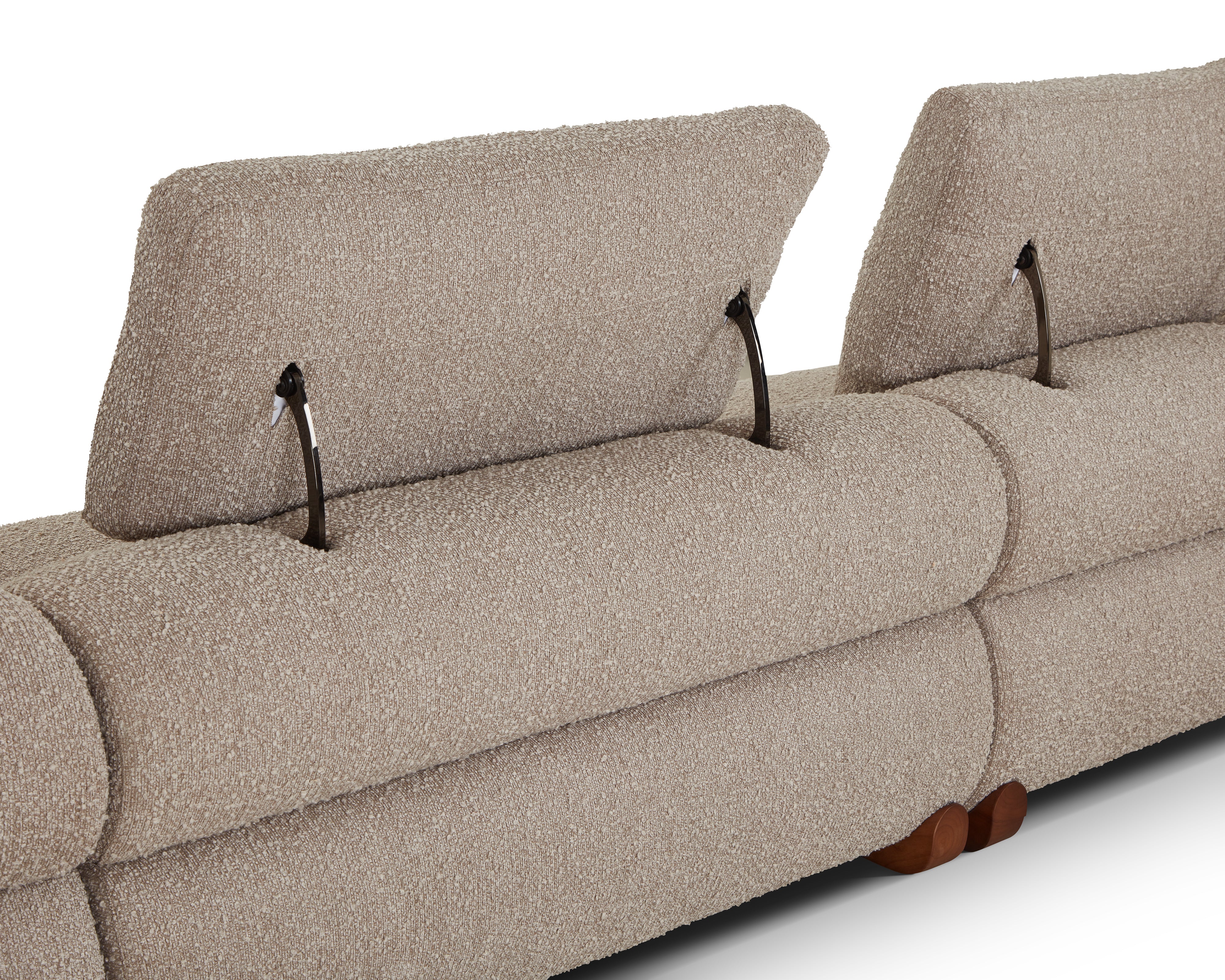 Cotto Modular Sofa Left - Amalfy Taupe & Middle Brown by Liang & Eimil
