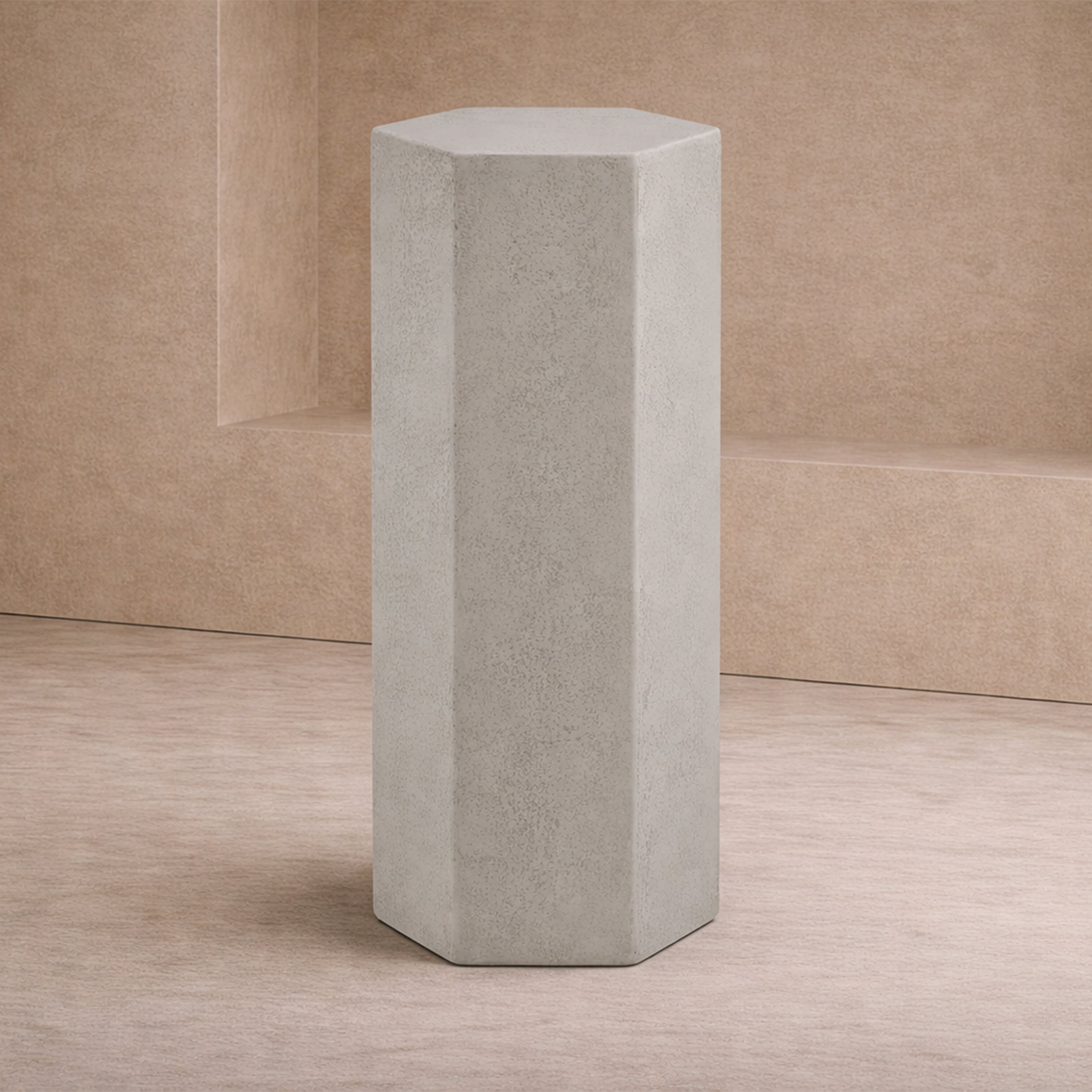 Nanpuk Pedestal - Limestone by Liang & Eimil