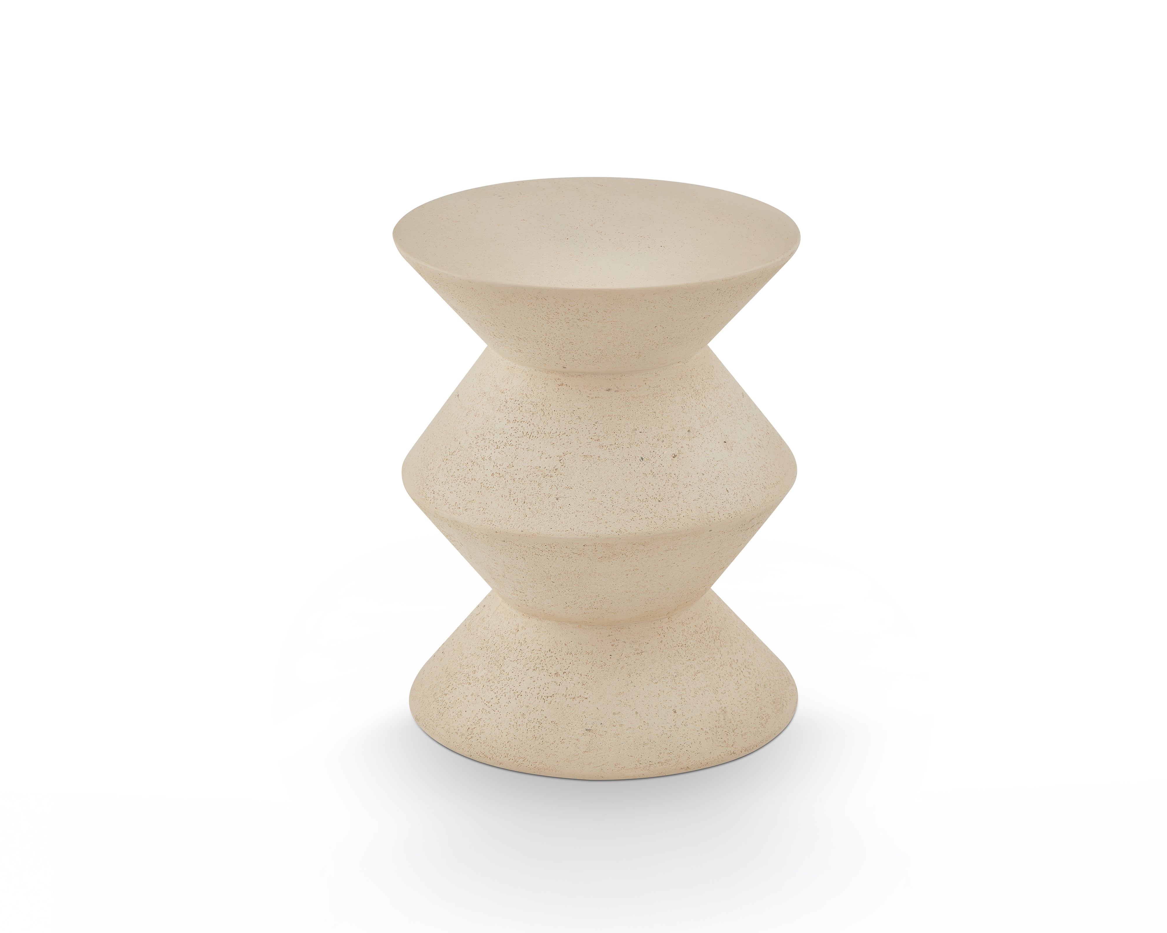 Zinda Side Table - Sandstone by Liang & Eimil