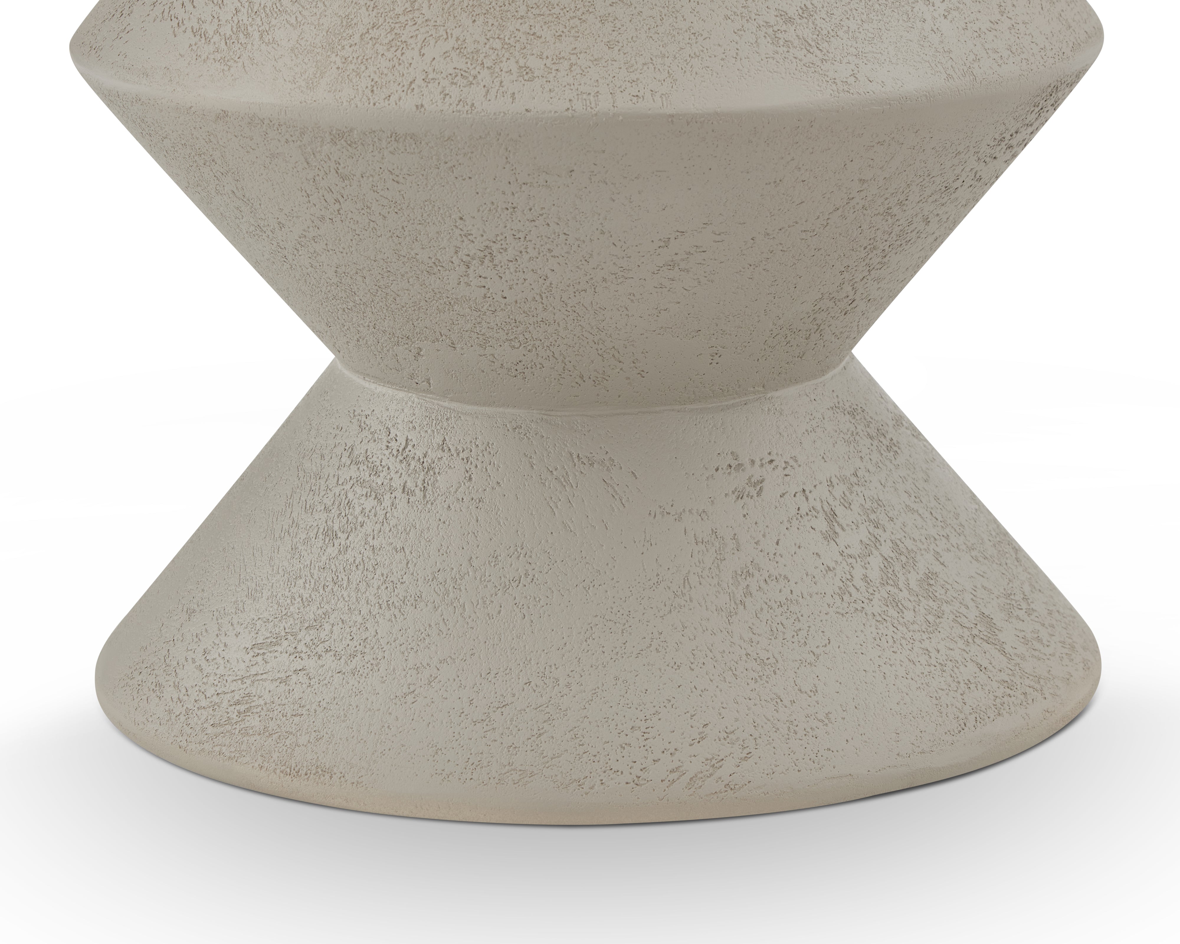 Zinda Side Table - Limestone by Liang & Eimil