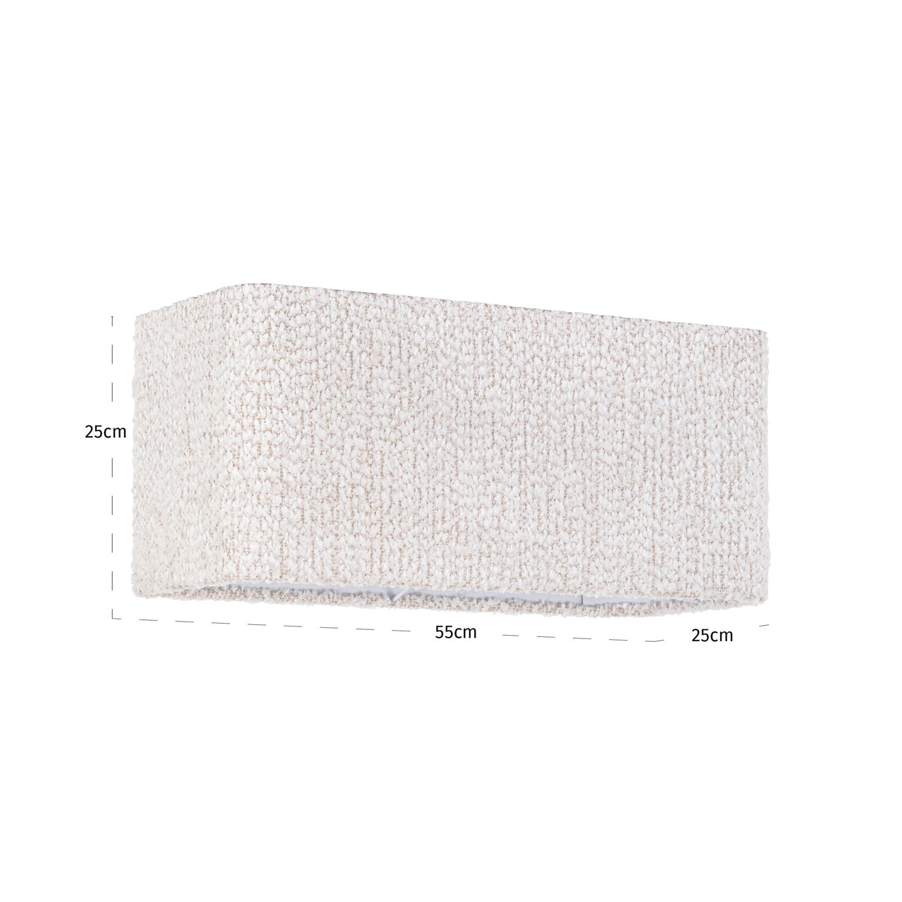 Lampshade Marly lovely cream rectangle large by Richmond Interiors
