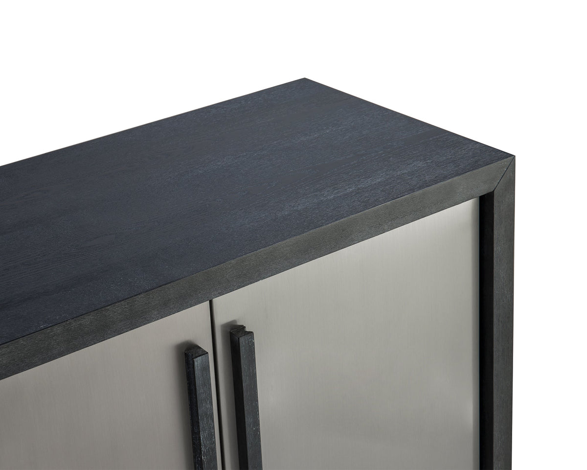 Camden Sideboard - Ebony Ash Stainless Steel Liang & Eimil