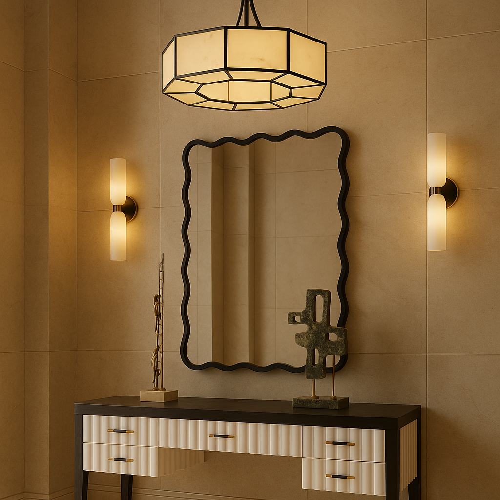 Talia Mirror - Black MDF Liang & Eimil