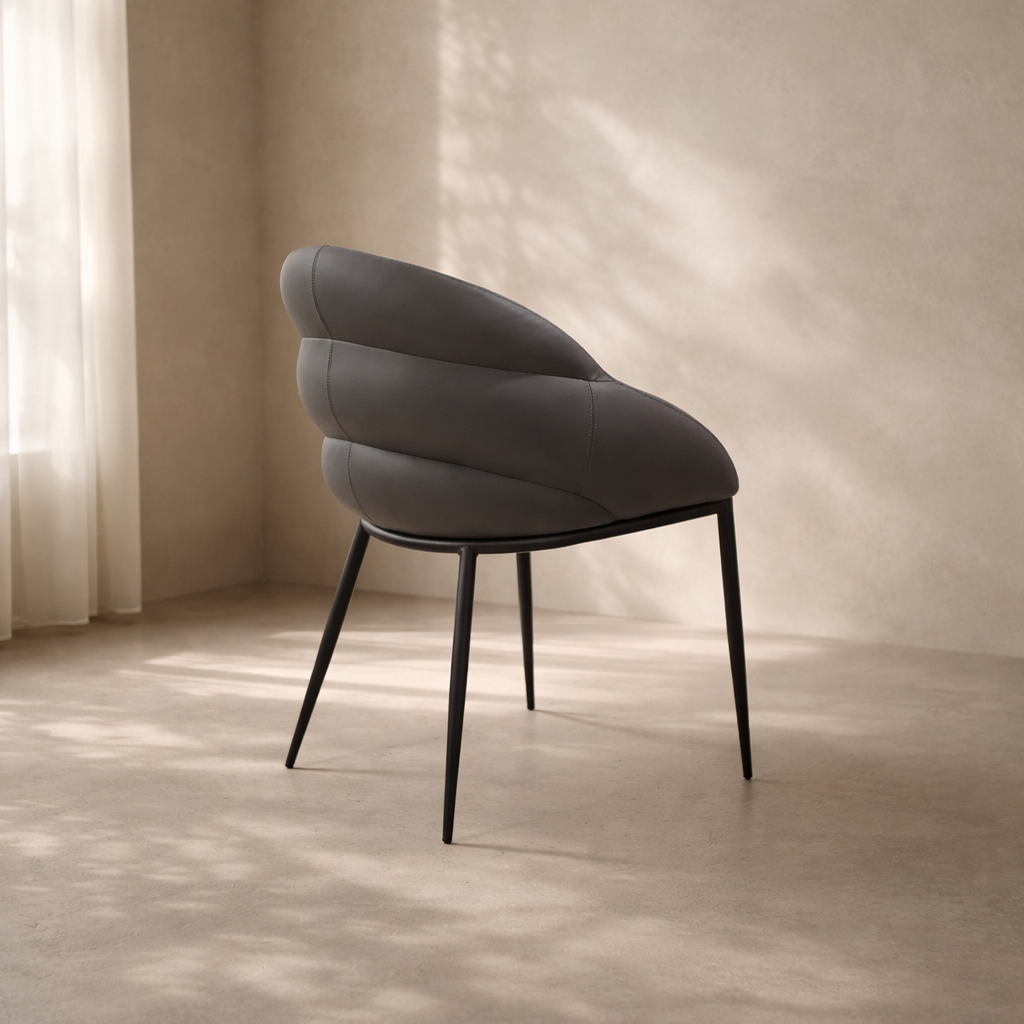 Mayer Dark Grey Dining Chair by Tommy Franks